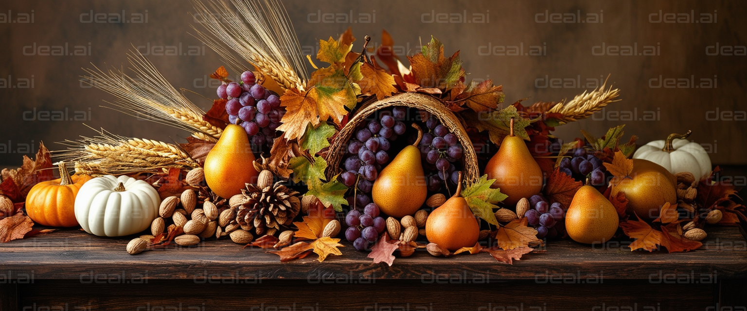 Autumn Harvest Cornucopia