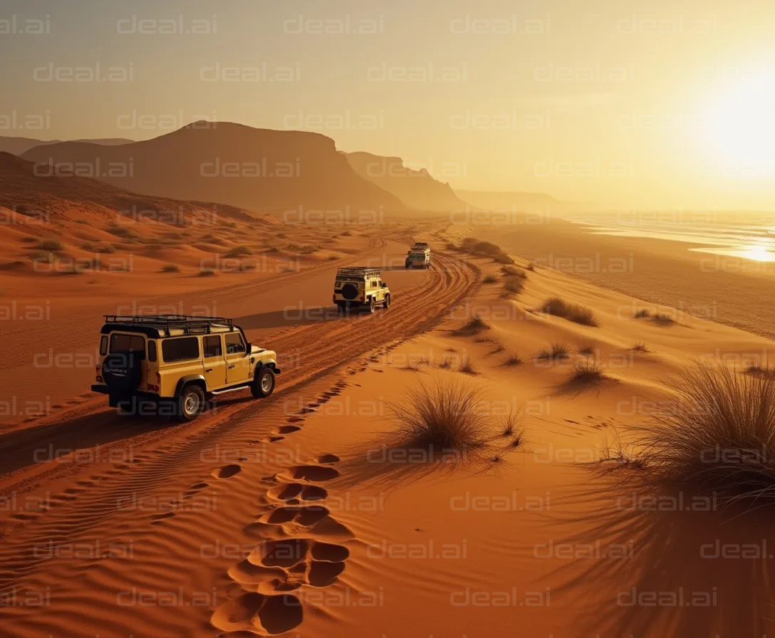 Desert Safari at Sunset