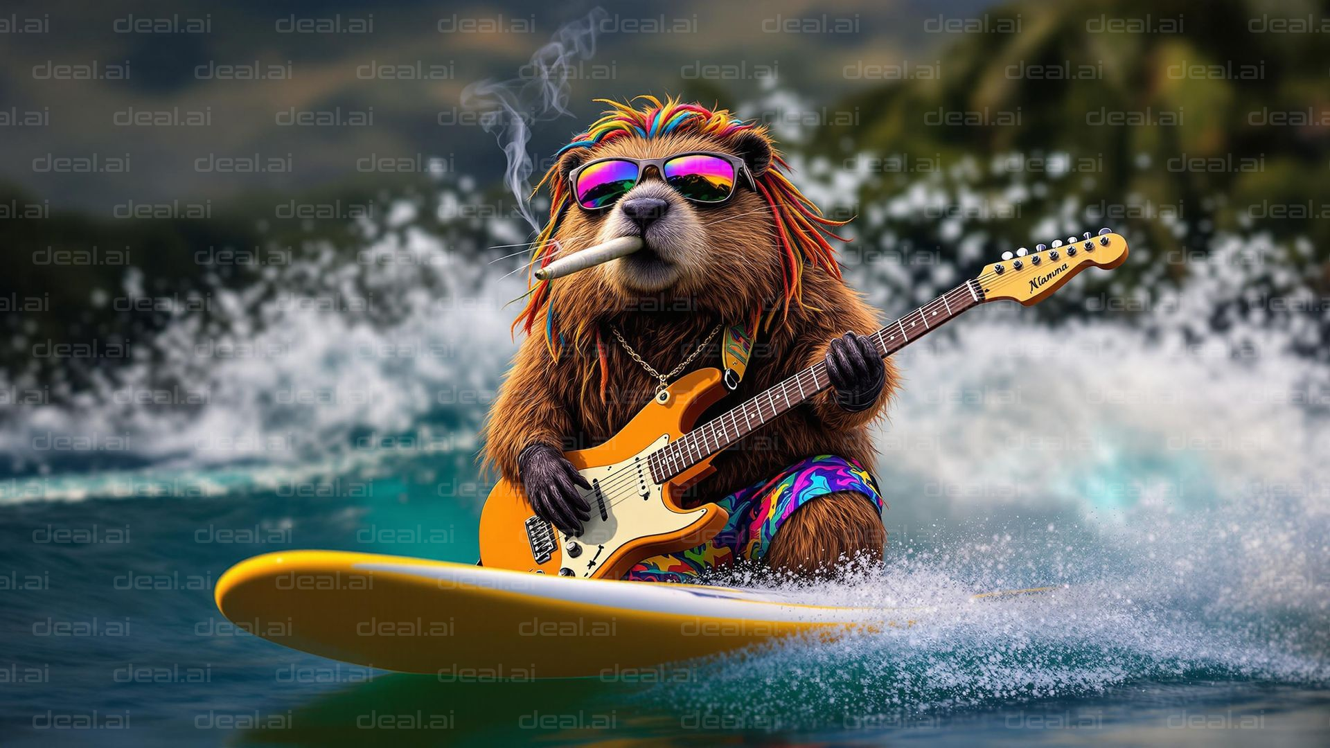 Surfing Rock'n'Roll Bear Vibes