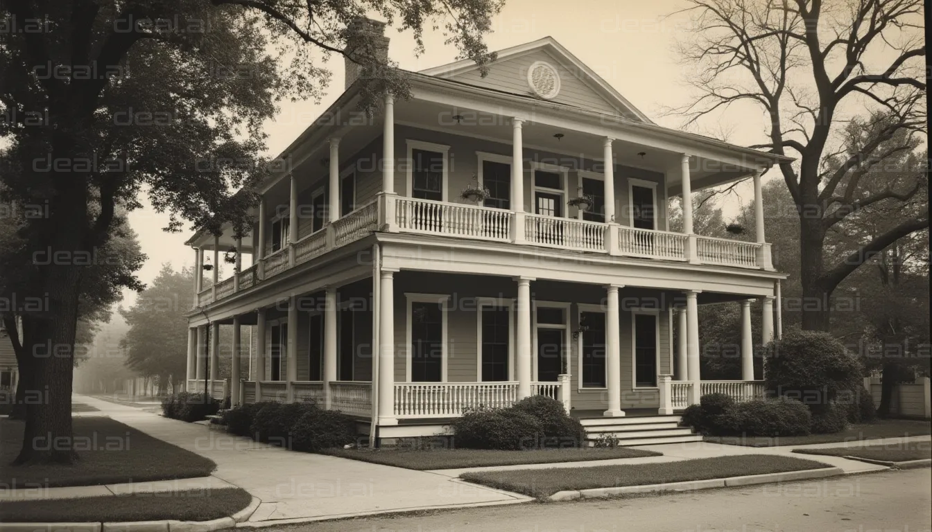 Vintage Southern Porch House