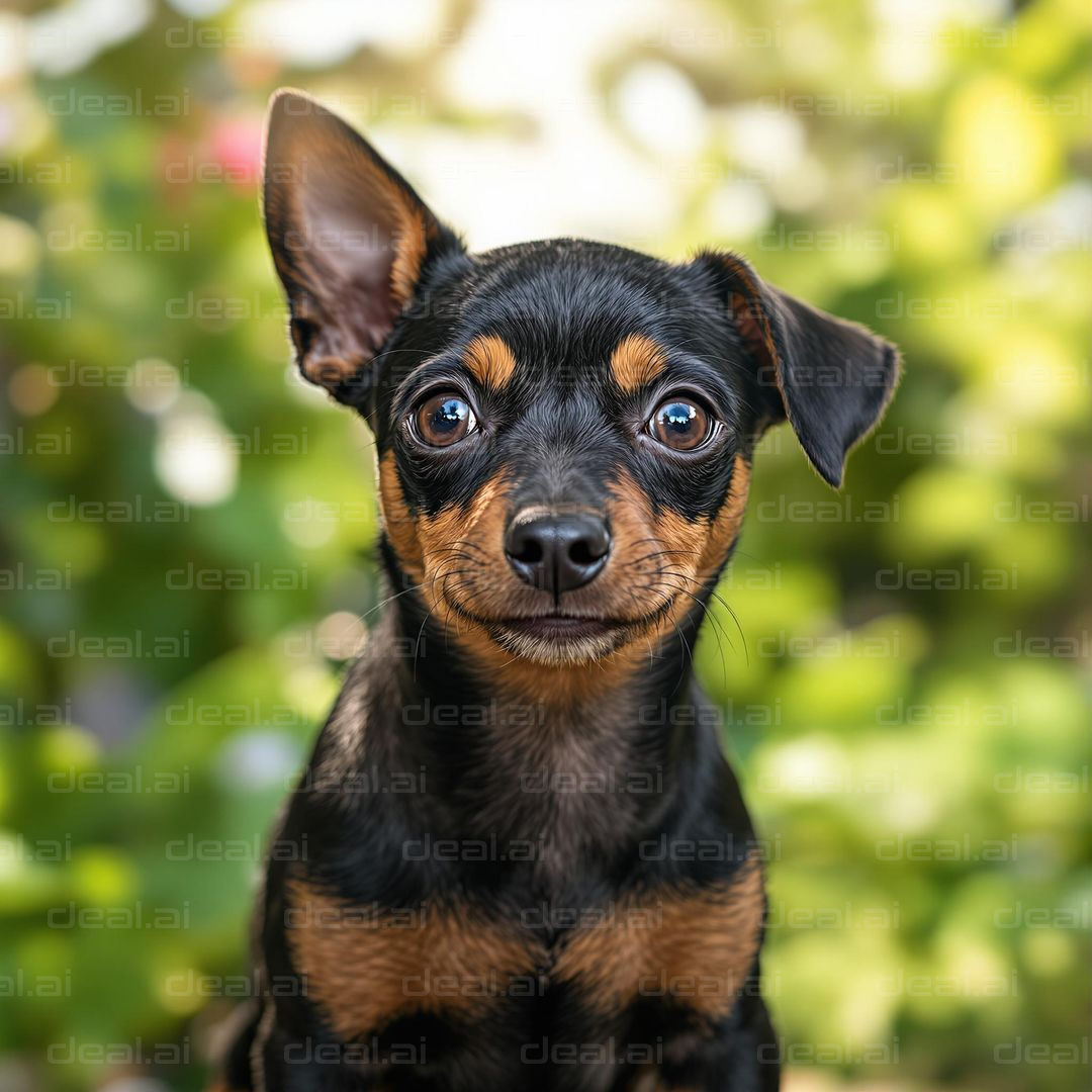Adorable Pup in the Sunlight