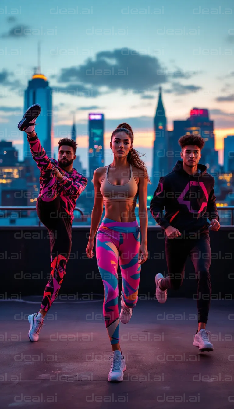 City Rooftop Fitness Session