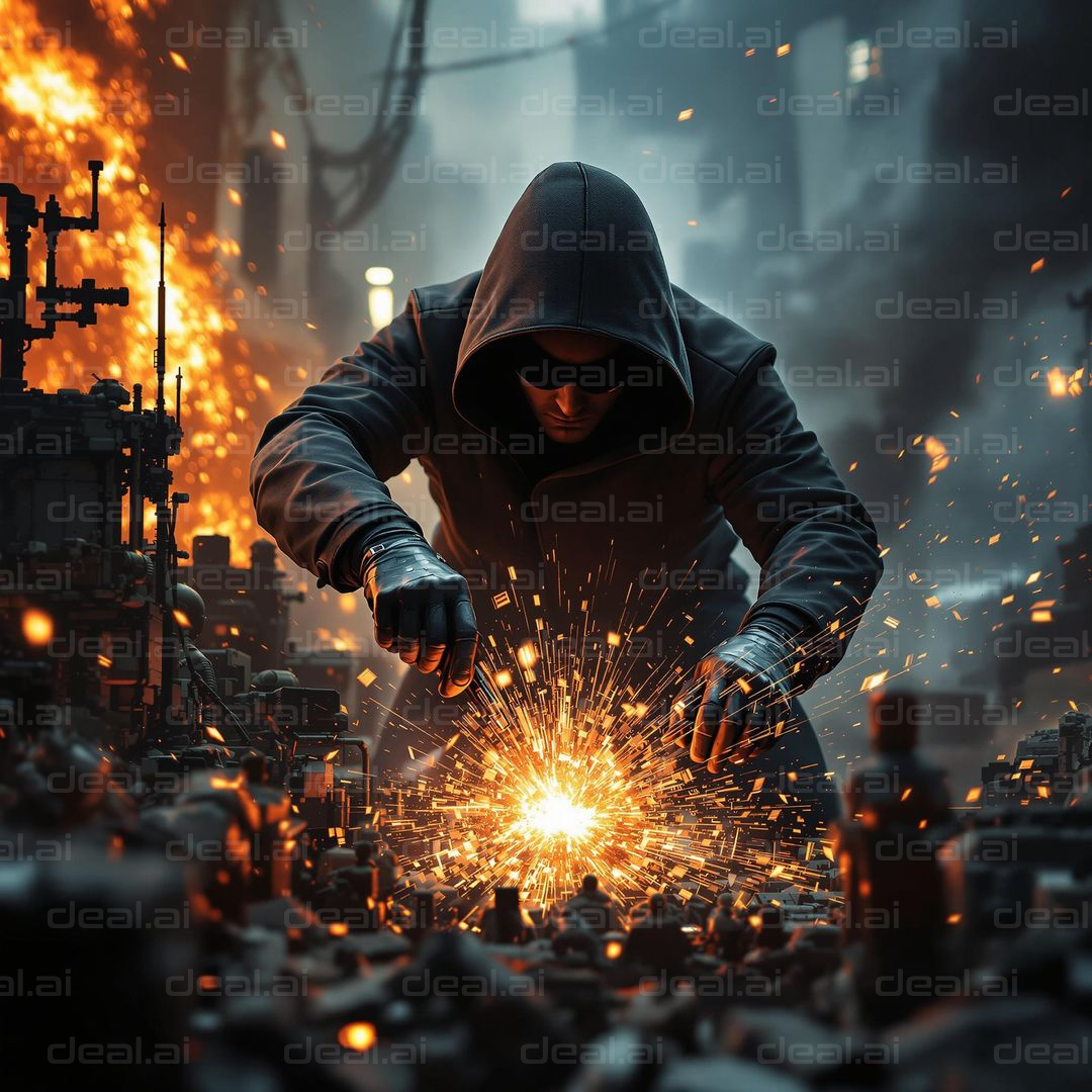 "Hacker in a Fiery Cyber World"