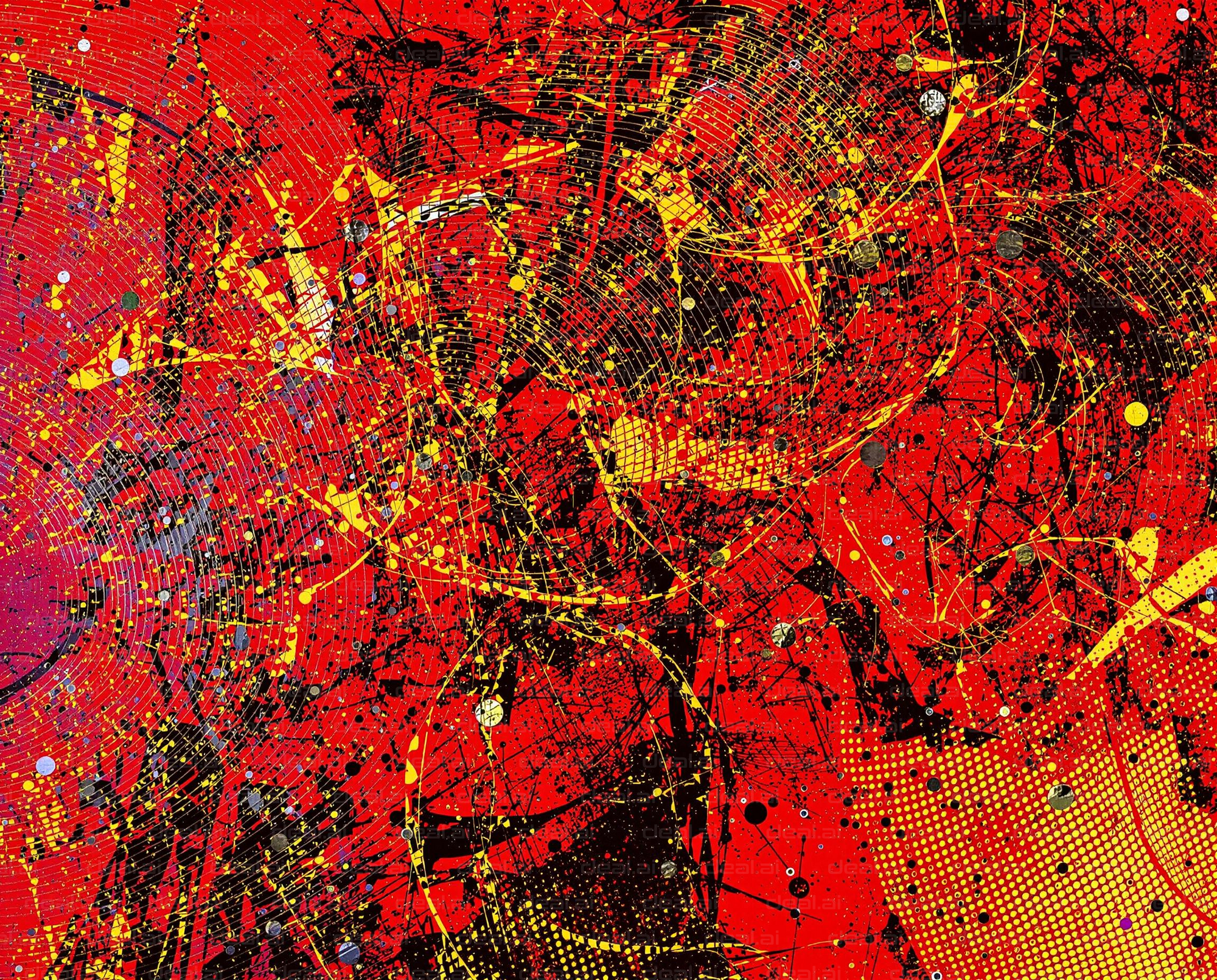 Vibrant Abstract Chaos