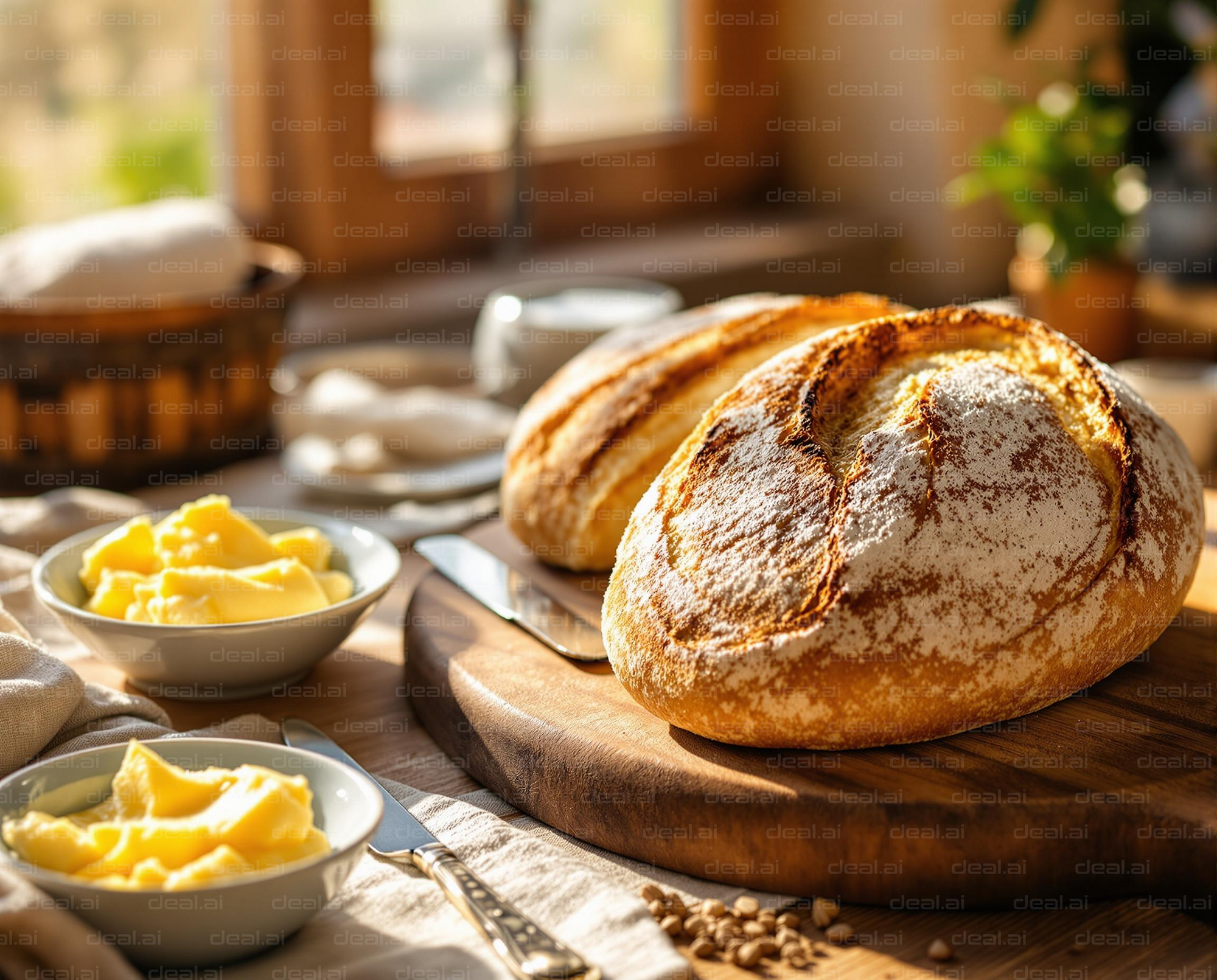 Rustic Bread and Butter Delight