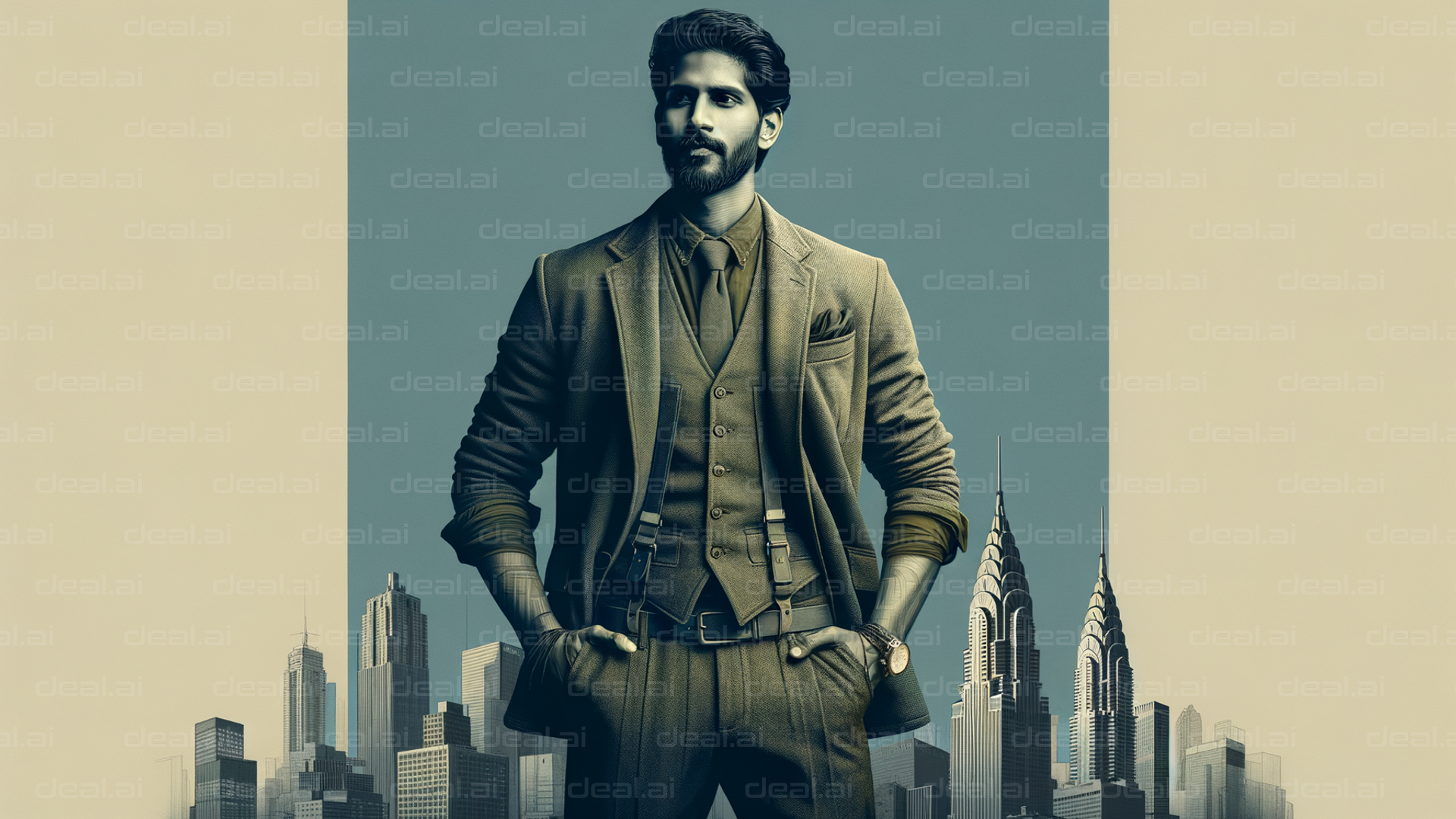Dapper Gentleman in Urban Style