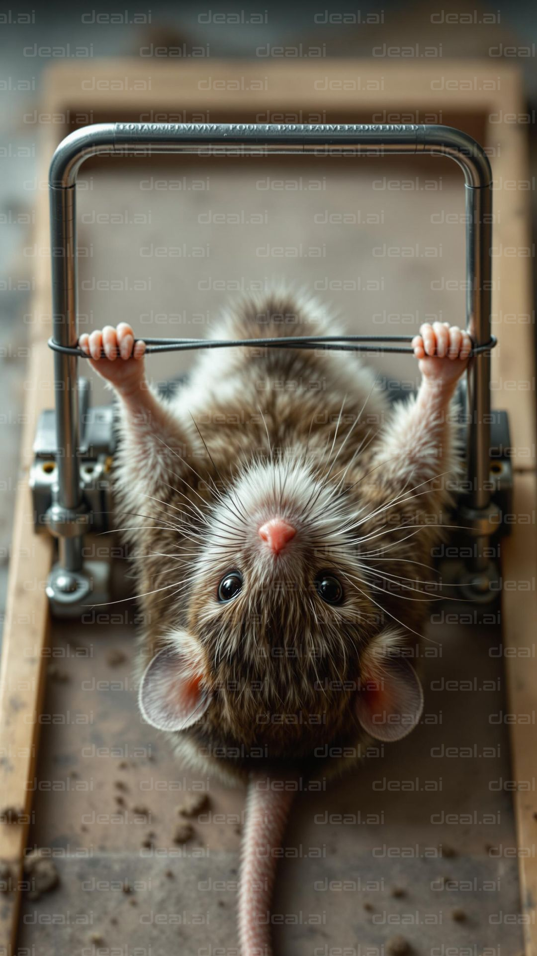 Mouse on a Trap Treadmill