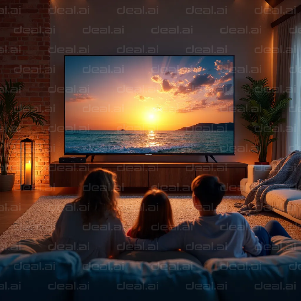 Family Movie Night at Sunset
