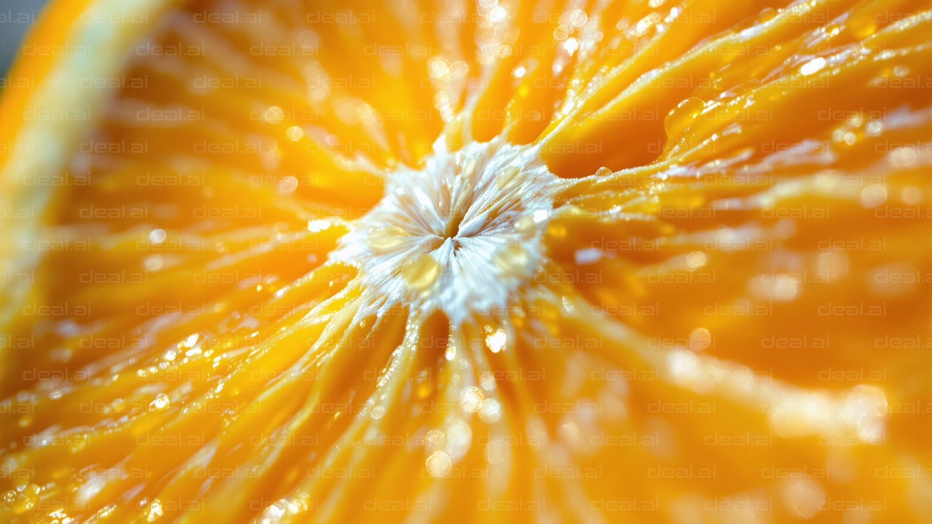 Juicy Orange Close-Up