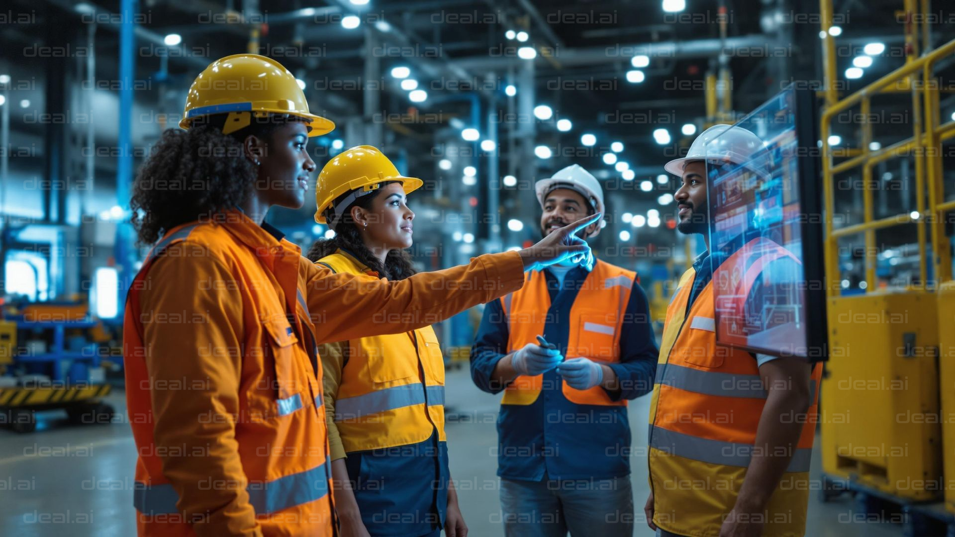 Teamwork in High-Tech Factory