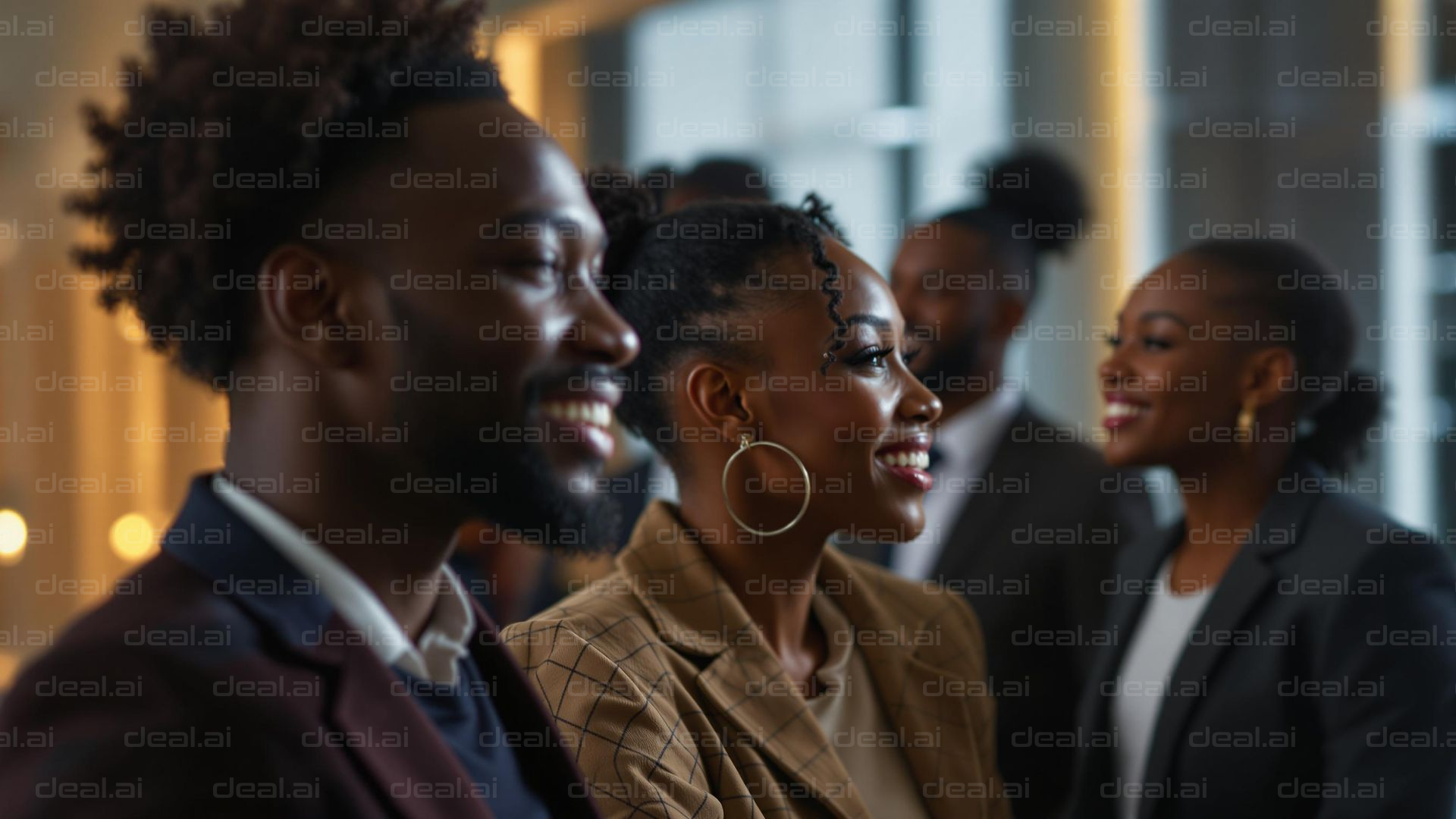 Smiling Professionals Gathering