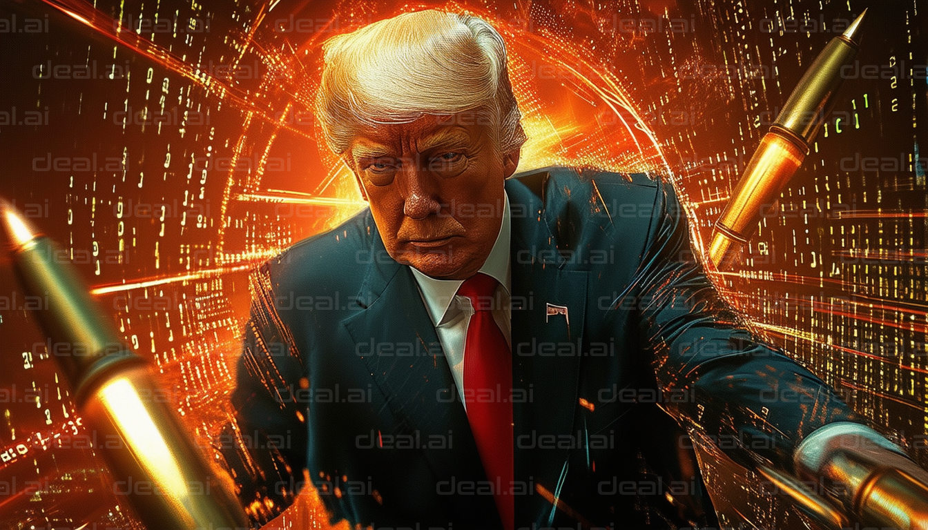 Dynamic Digital Portrait Art