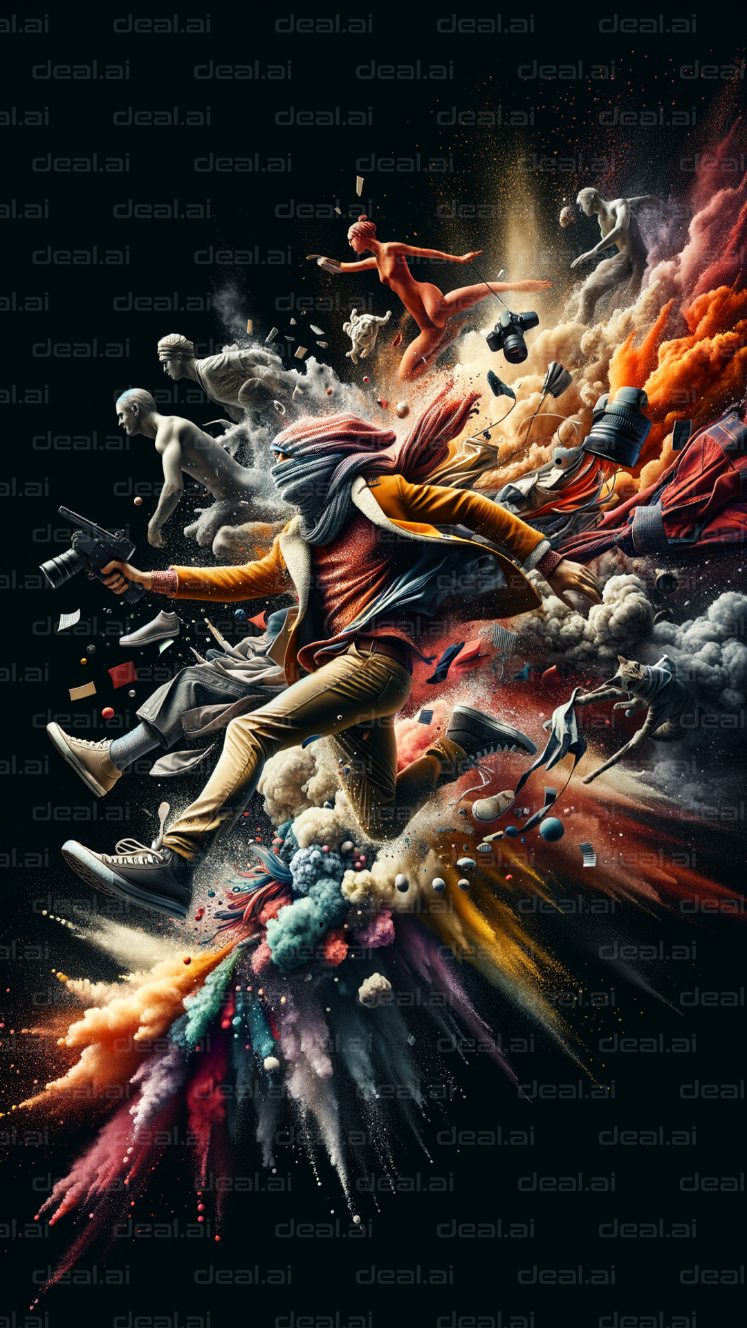 Vibrant Chaos in Motion