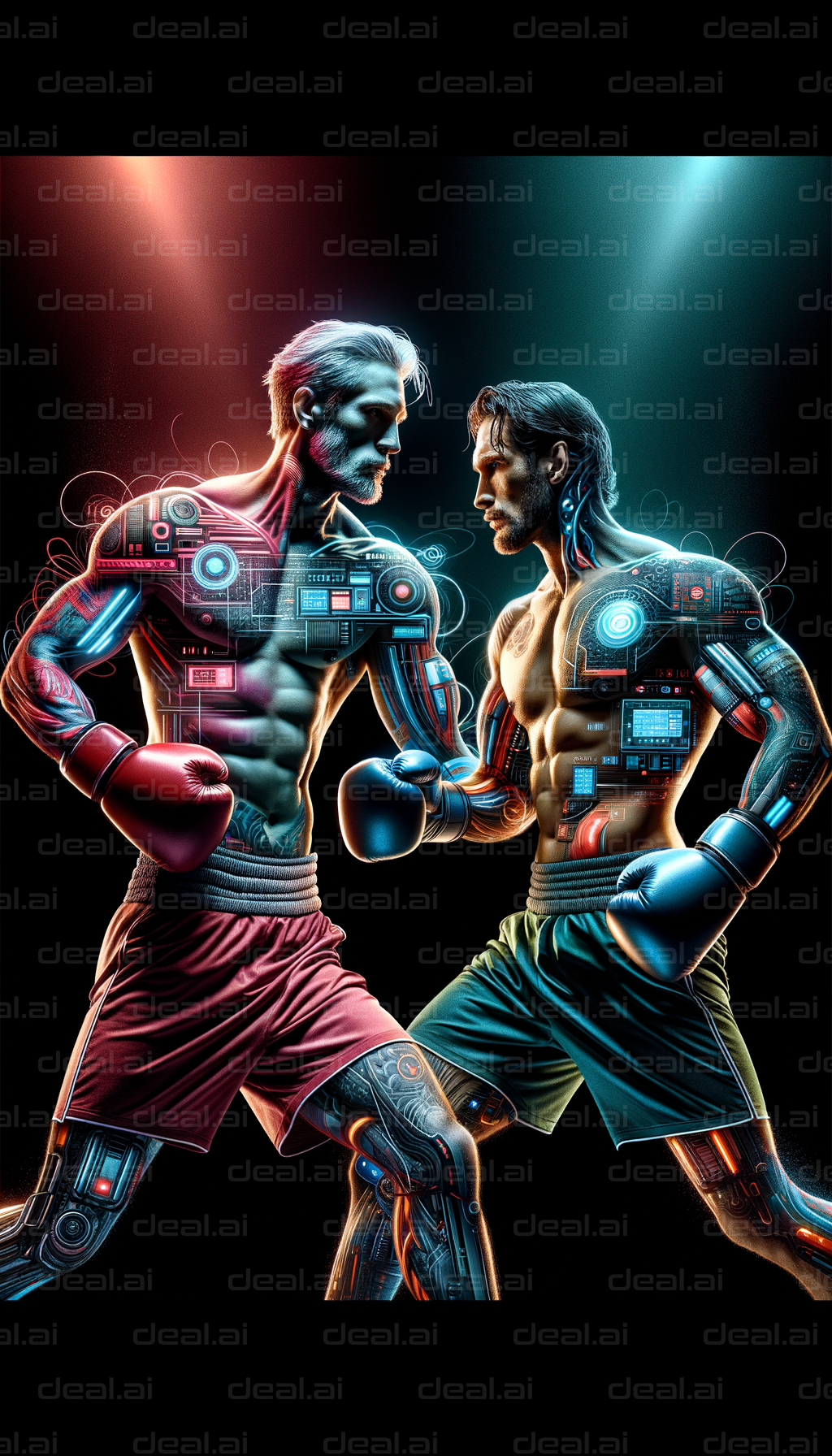 "Cyborg Boxers: Clash of the Futures"