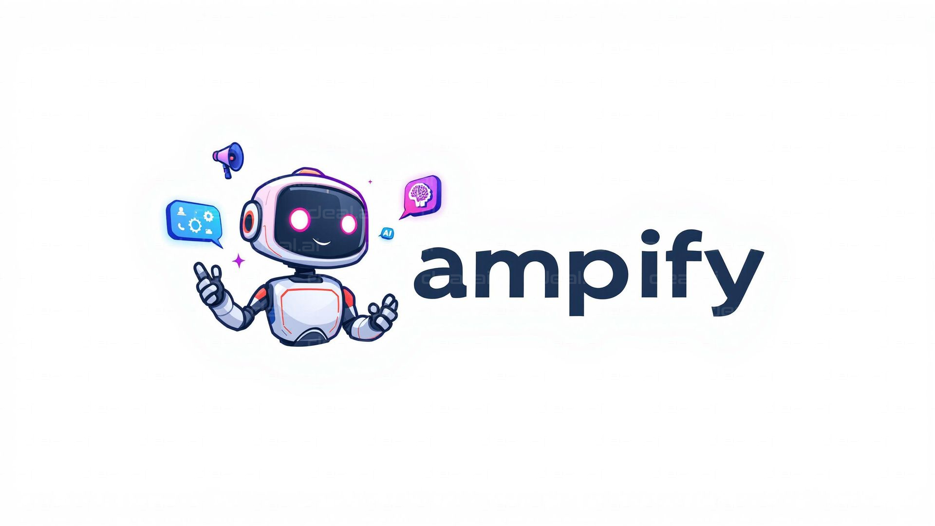 Ampify AI Robot Illustration