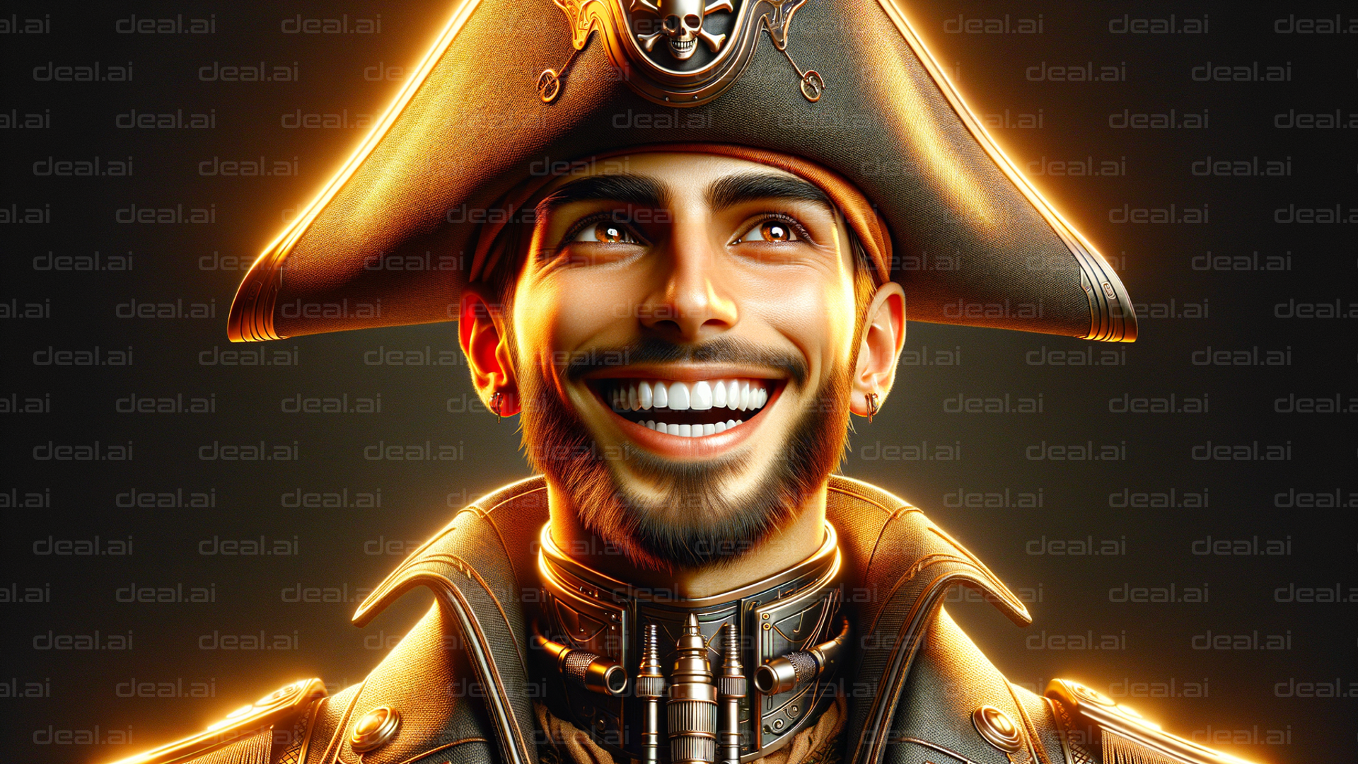 Pirate's Radiant Smile