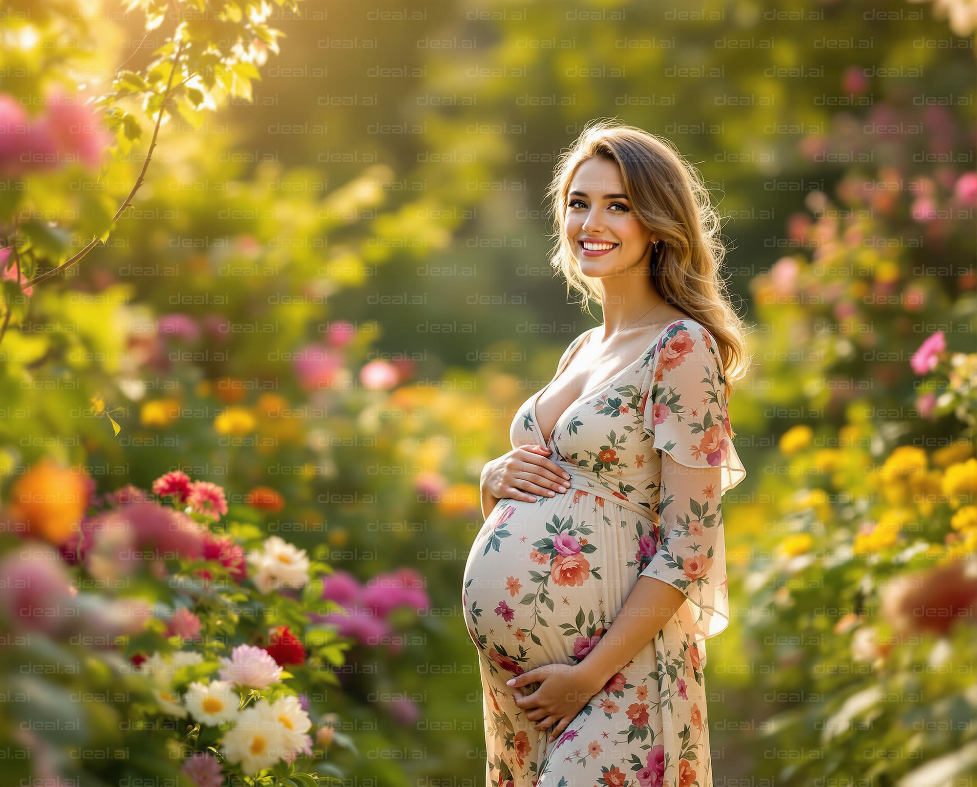 Blossoming Joy in the Garden