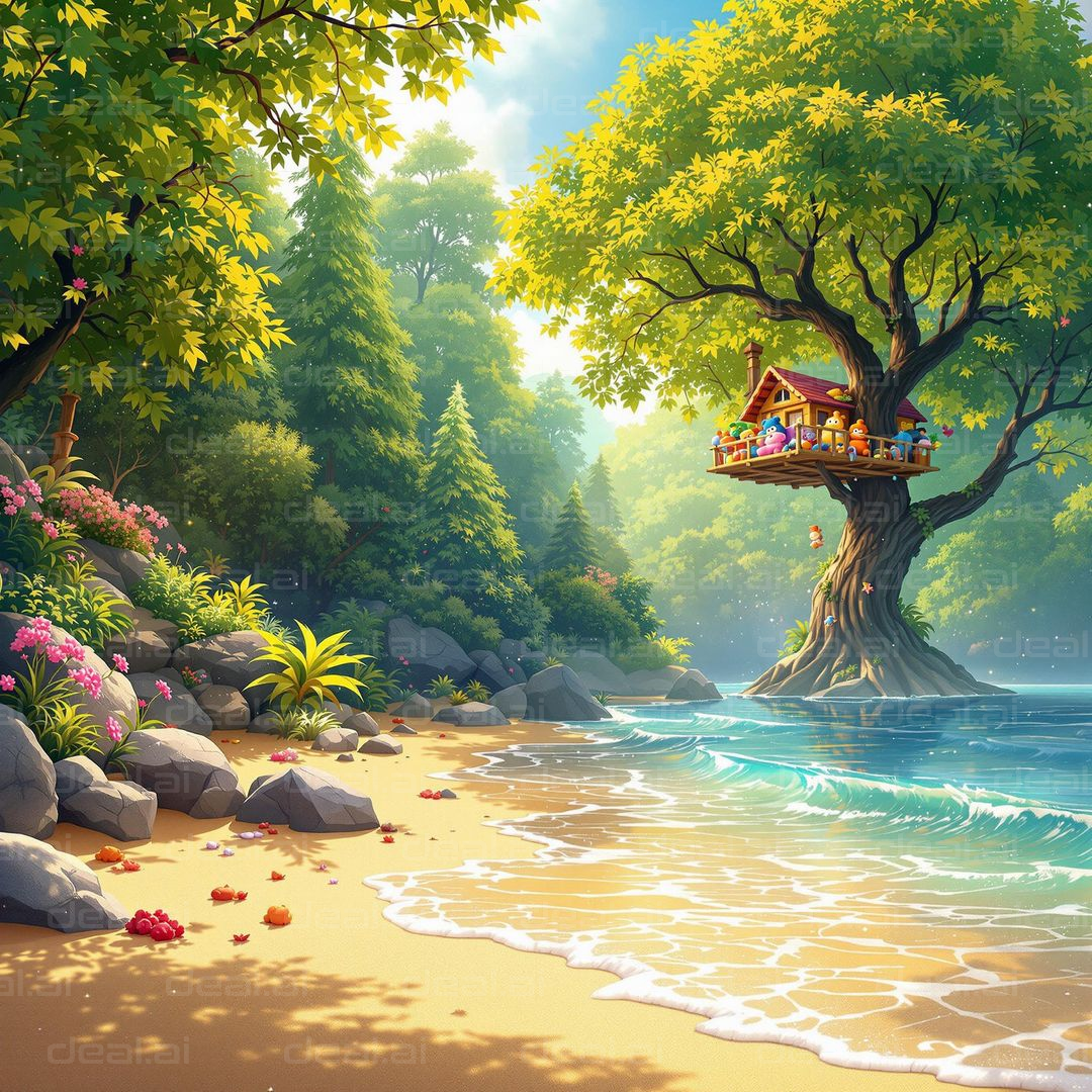 Treehouse by the Shoreline