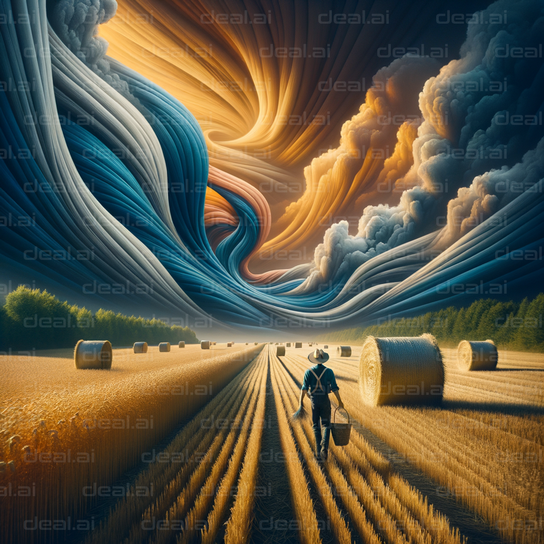 Surreal Farmer's Dreamscape Sky