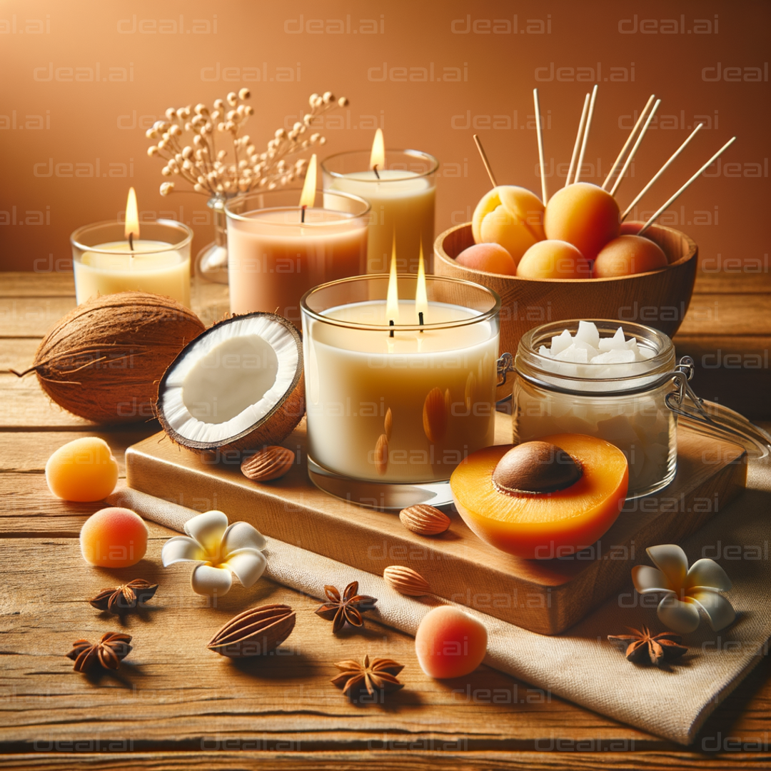 "Cozy Aromatherapy with Scented Candles"
