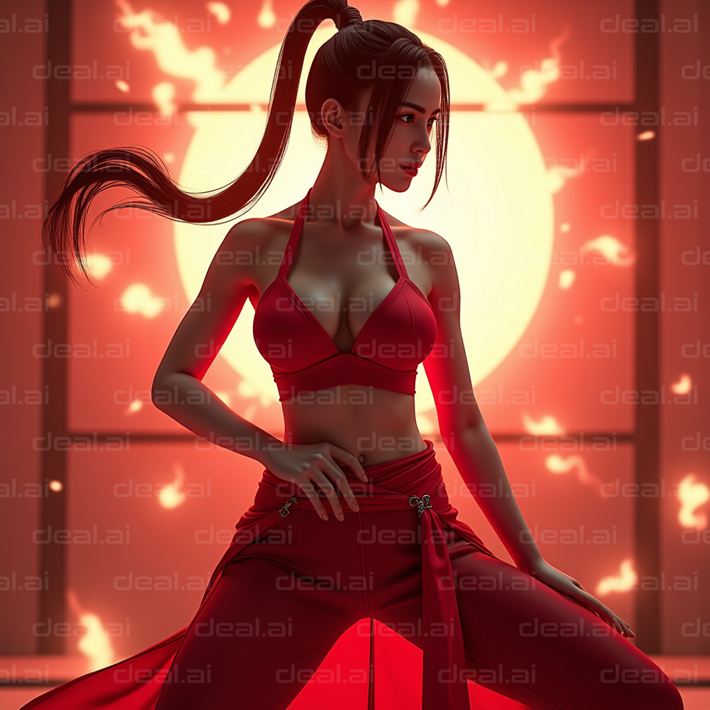Fiery Elegance in Red
