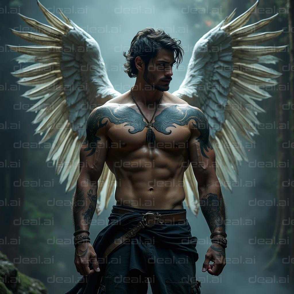 "Angel Warrior in the Forest"