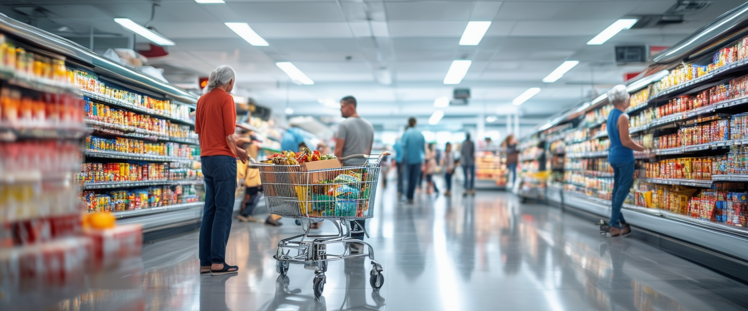 Busy Day at the Supermarket