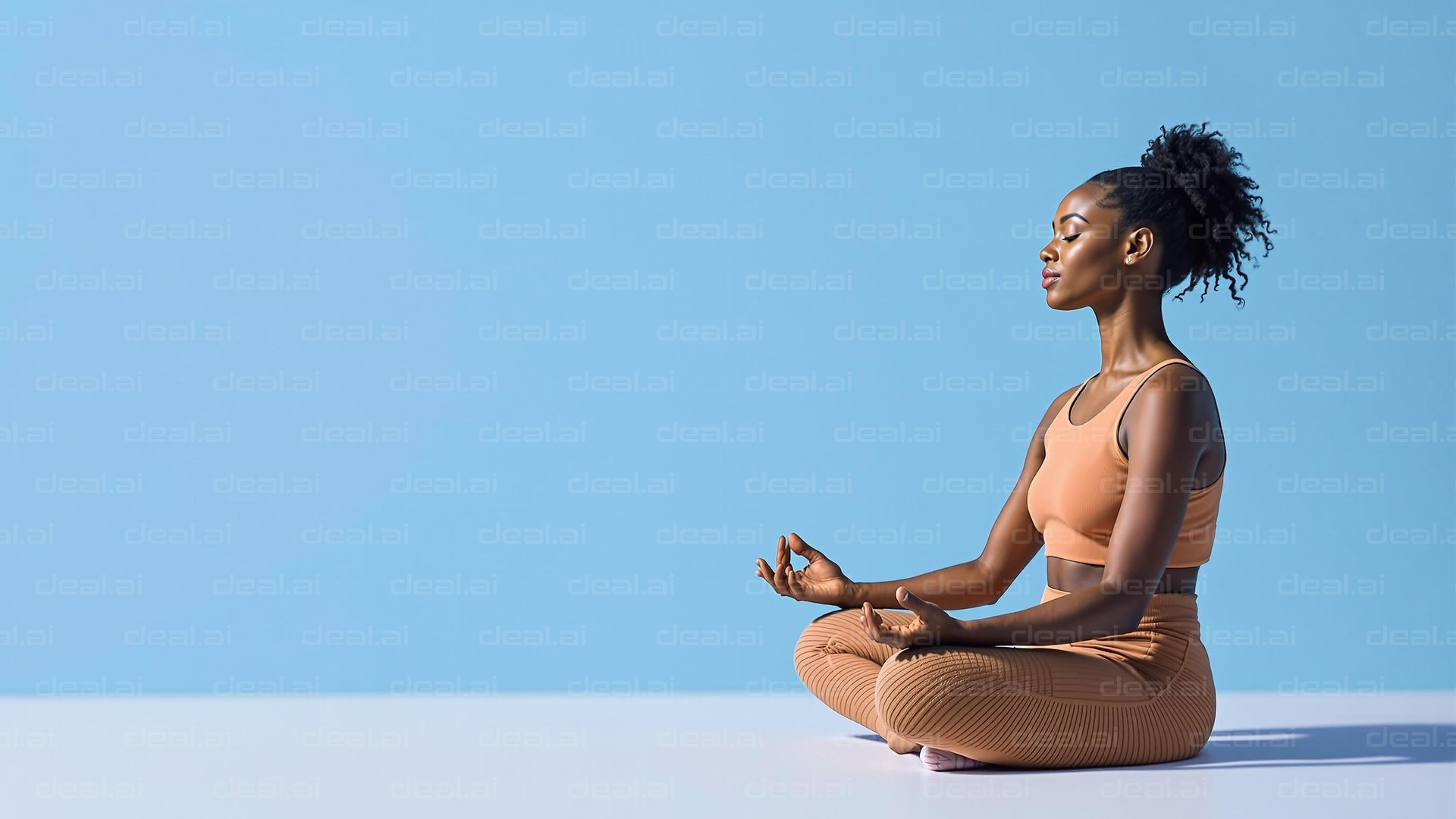 "Peaceful Meditation in Pastel Hue"