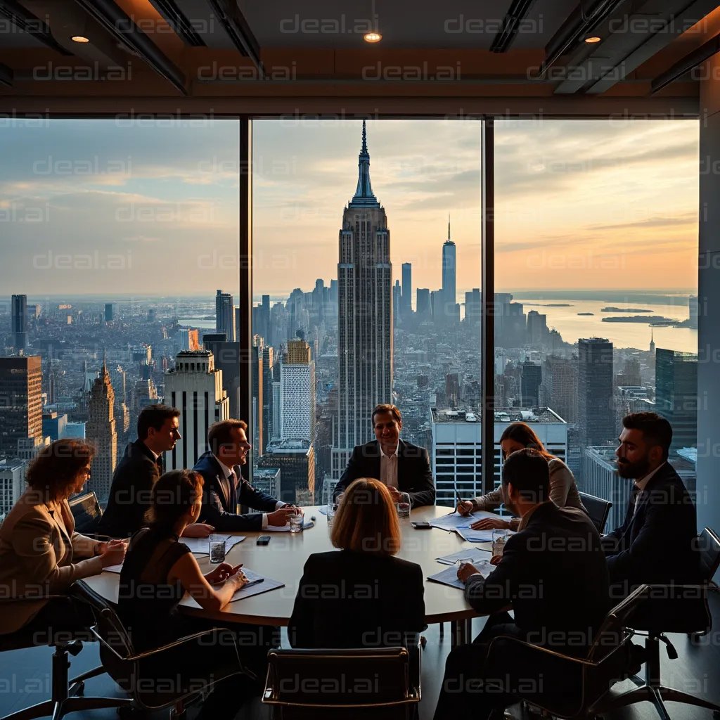 Corporate Meeting in NYC High-Rise Office