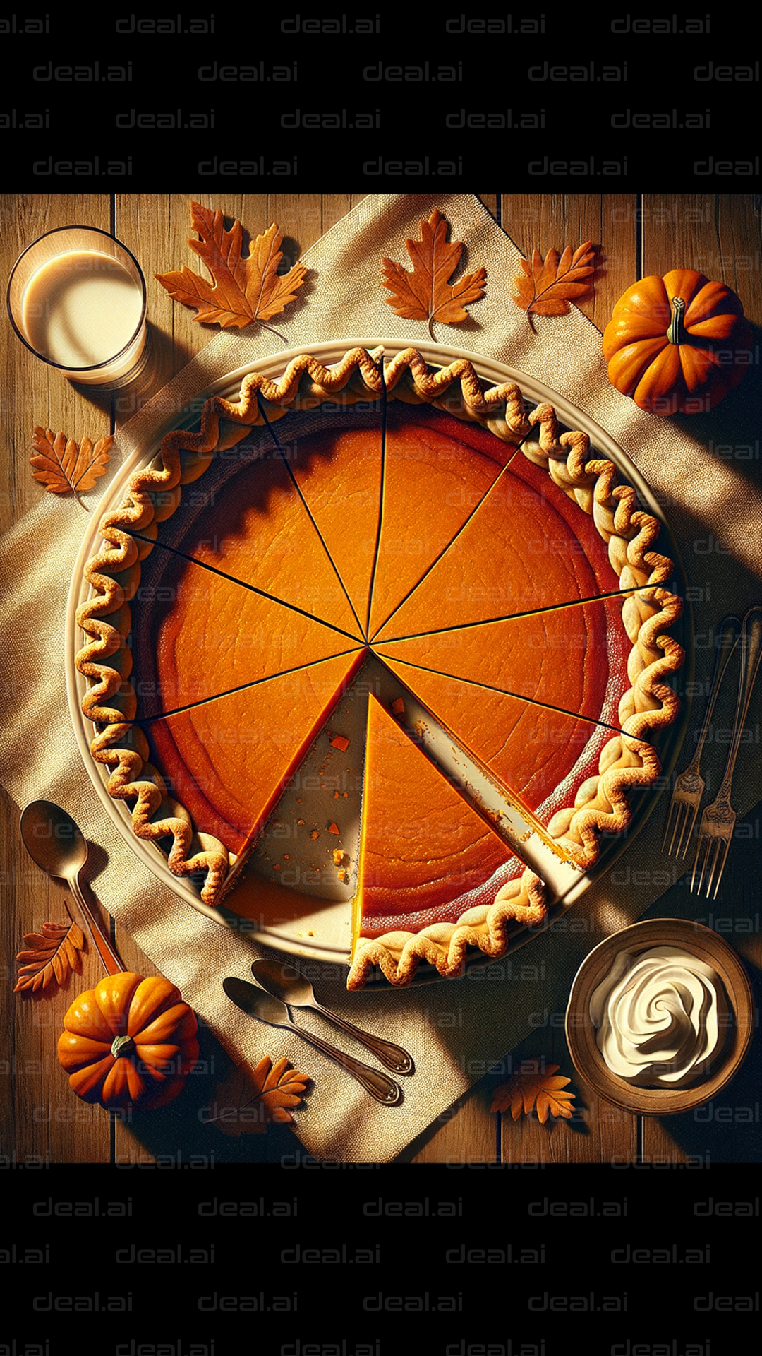 "Autumn Pumpkin Pie Delight"