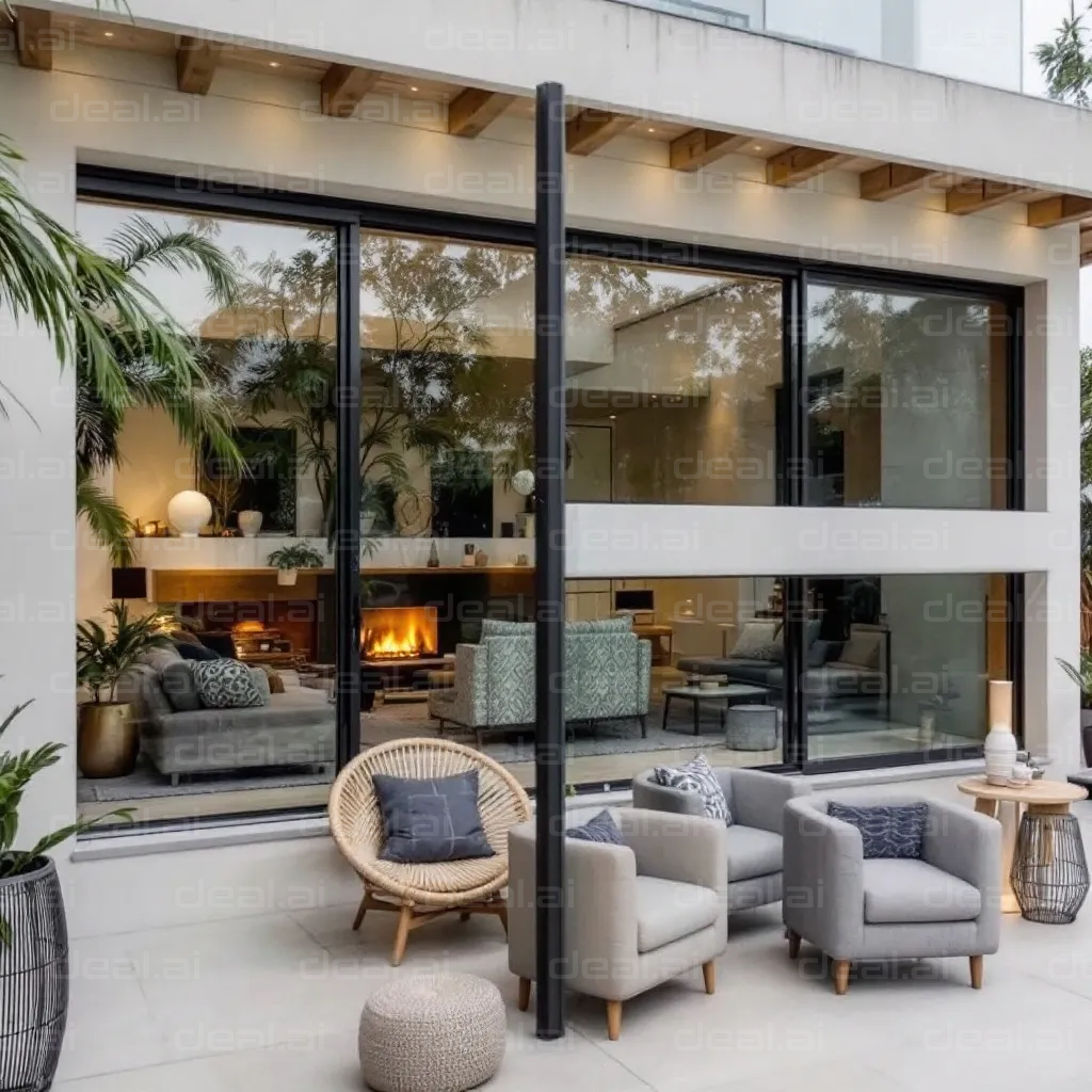 Modern Outdoor Lounge Retreat