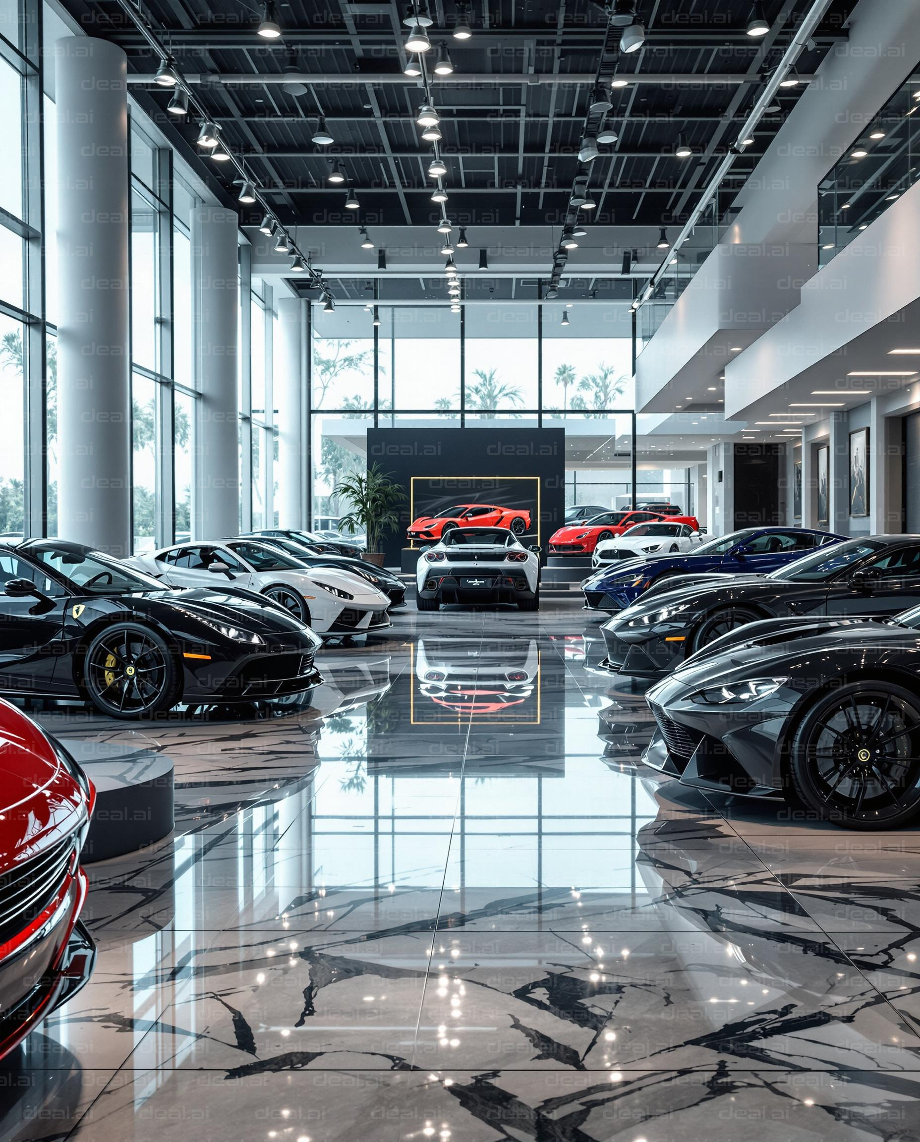 Luxury Car Showroom Display