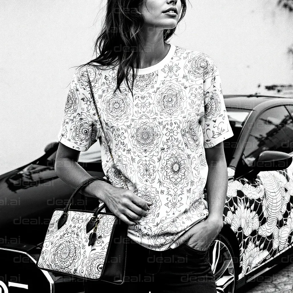 Chic Monochrome Fashion Scene