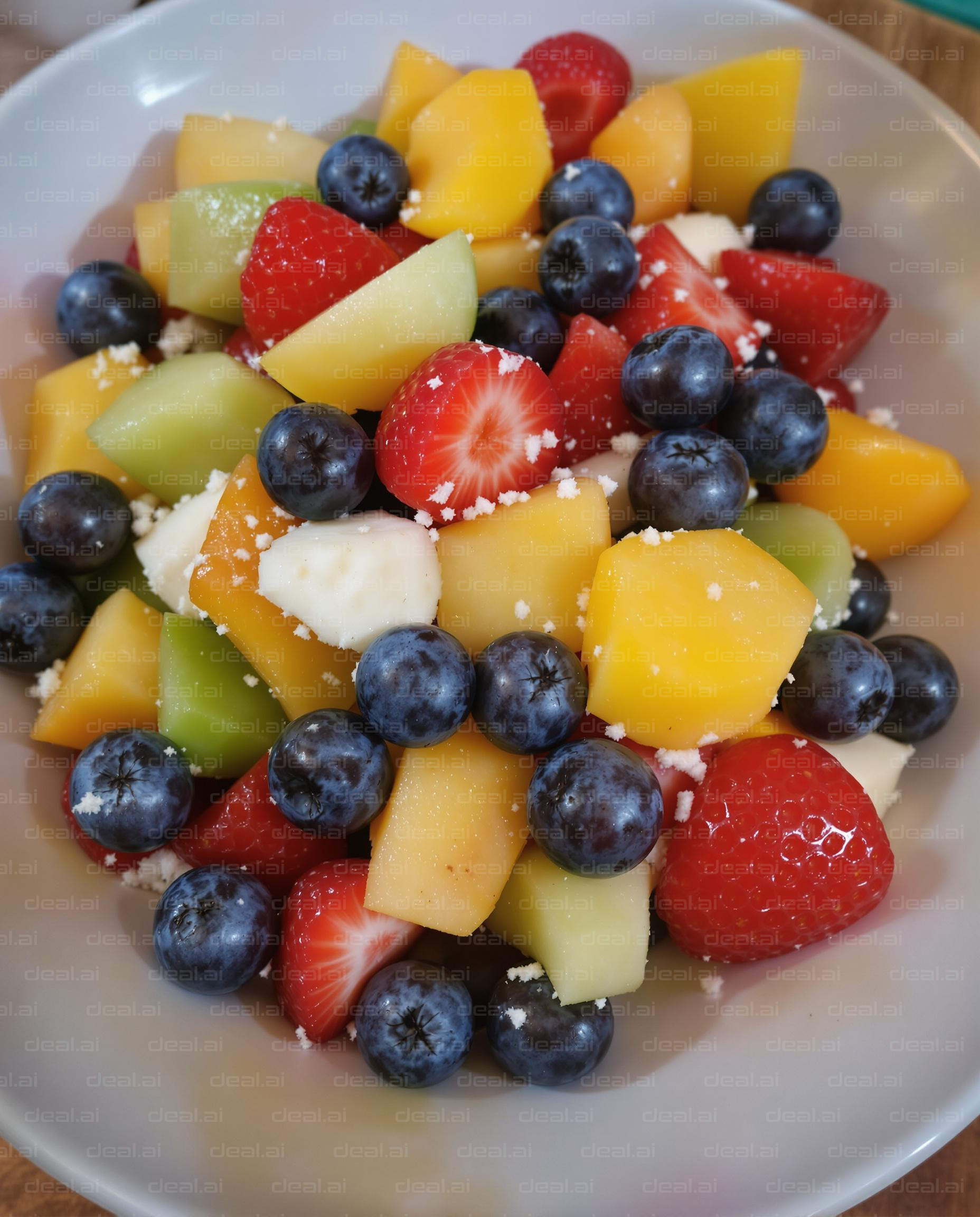 Colorful Fresh Fruit Salad