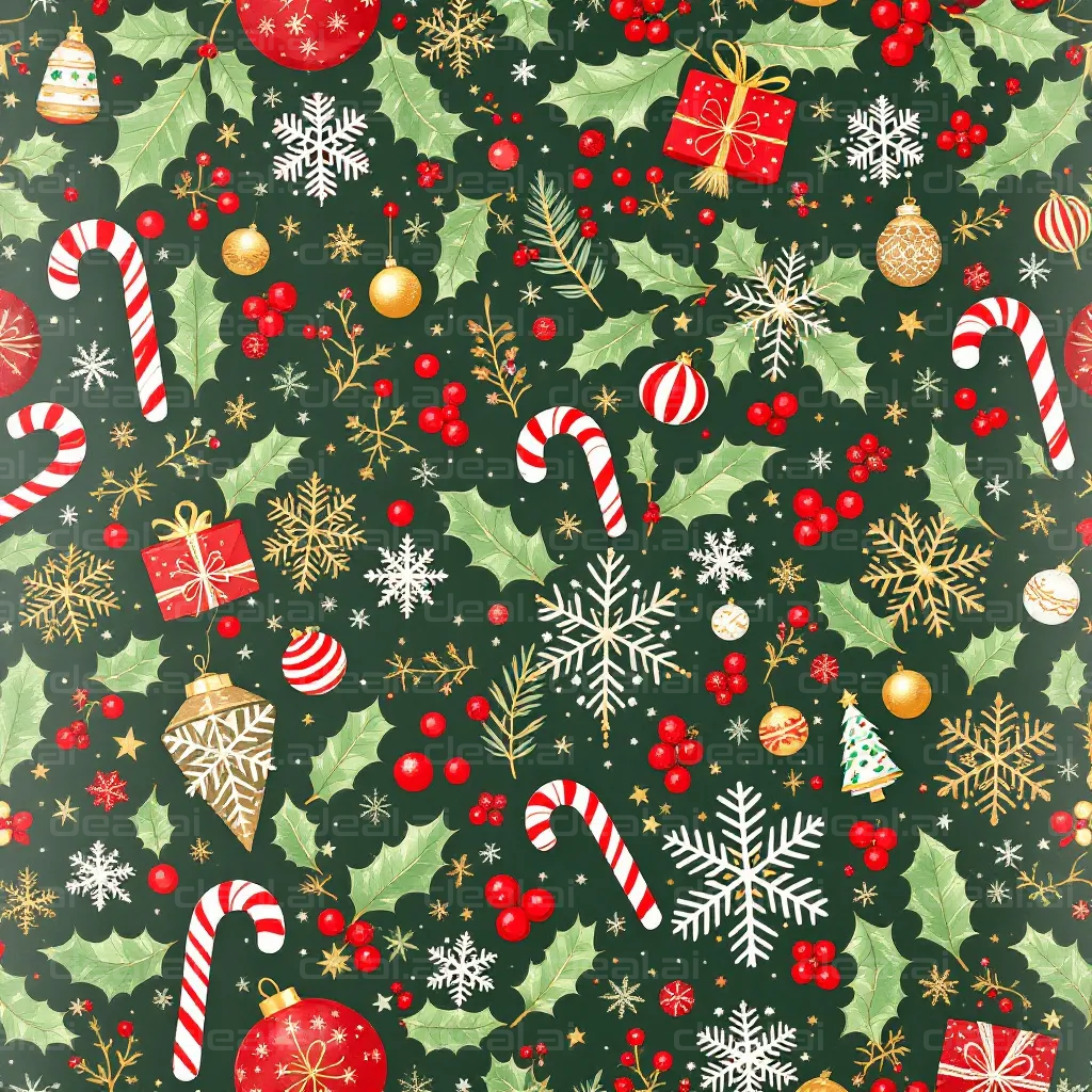 Festive Holiday Pattern Extravaganza