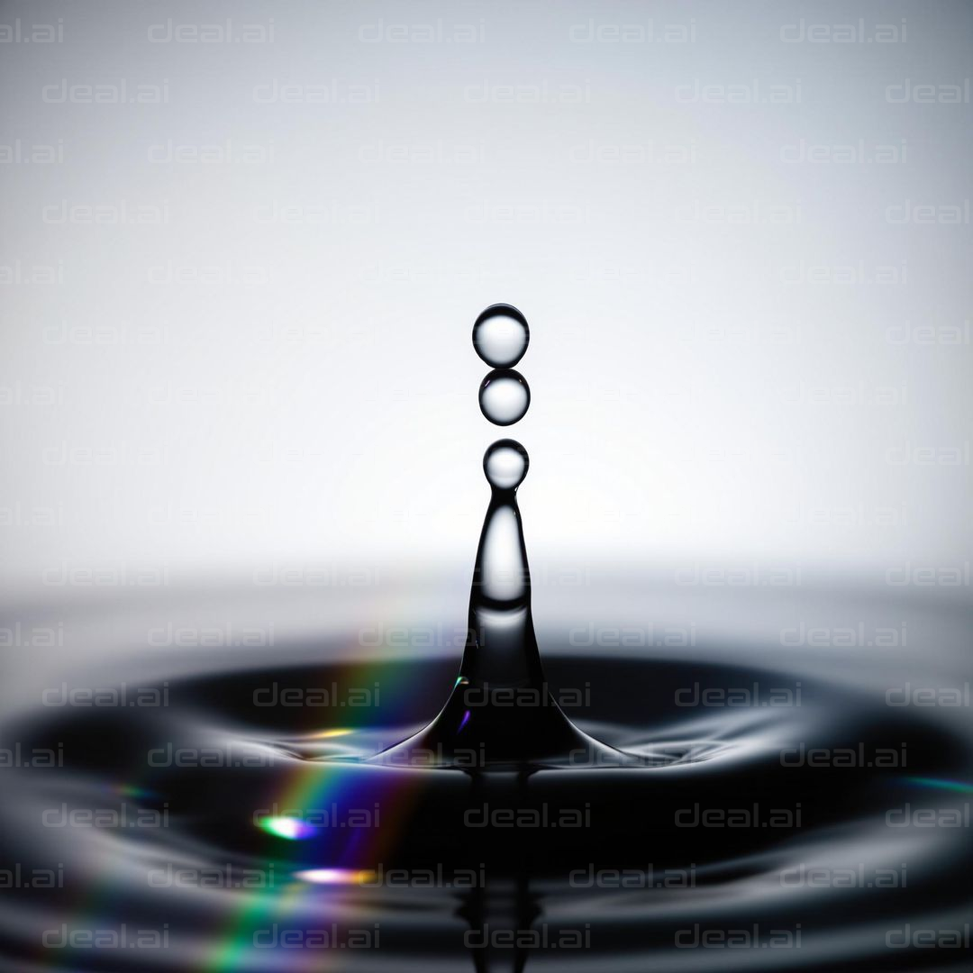 "Perfect Water Droplet Moment"