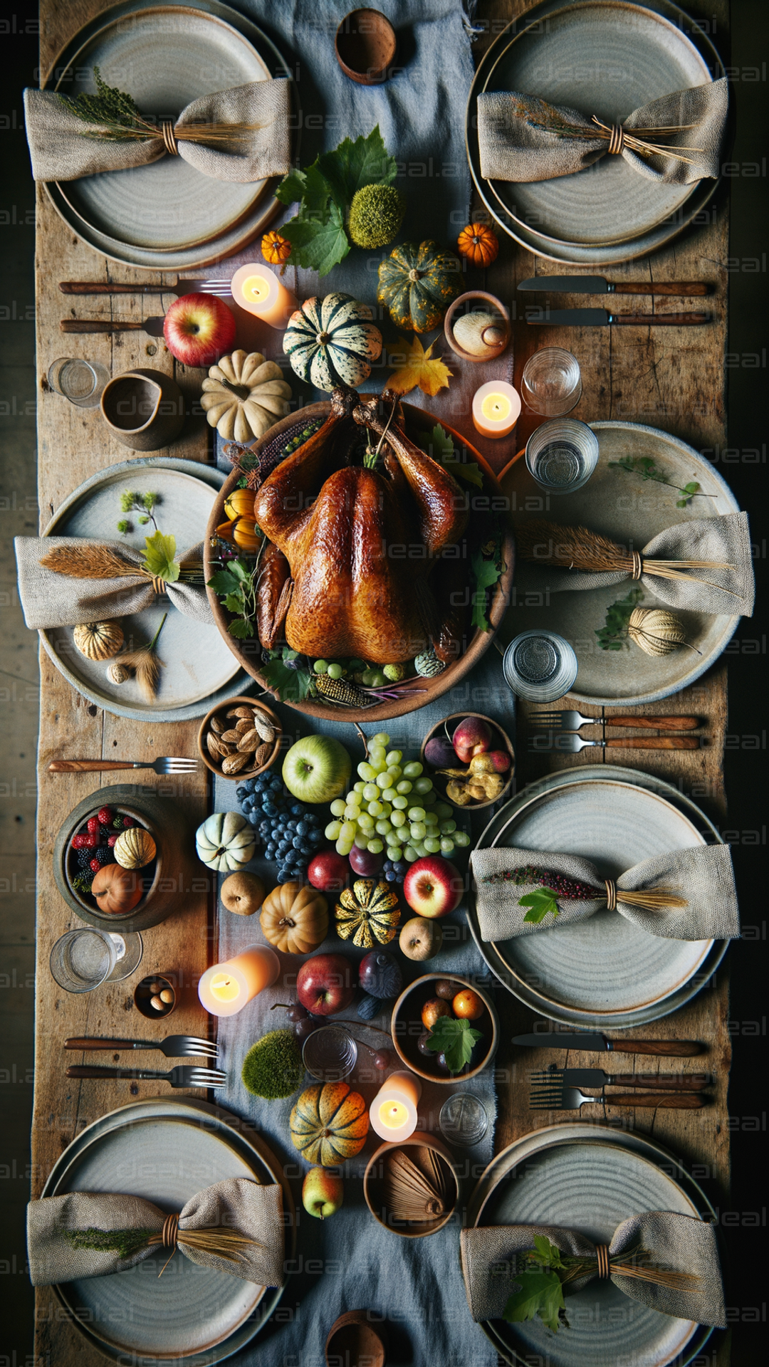 "Thanksgiving Dinner Table Setting"