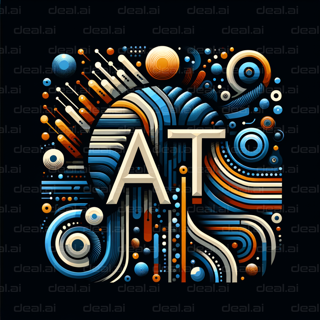 "Vibrant Geometric Art Design"