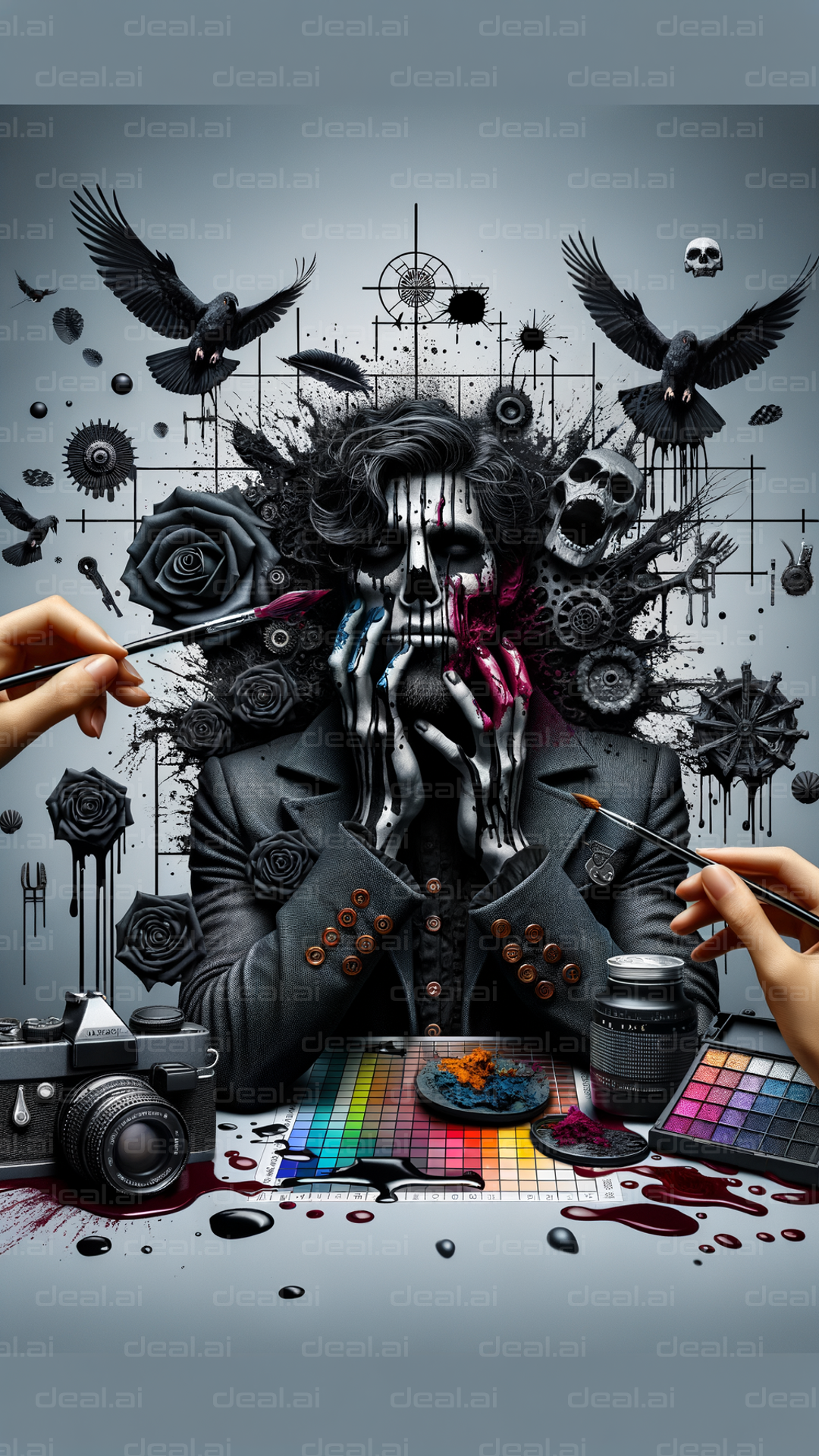 "Surreal Artistic Chaos"