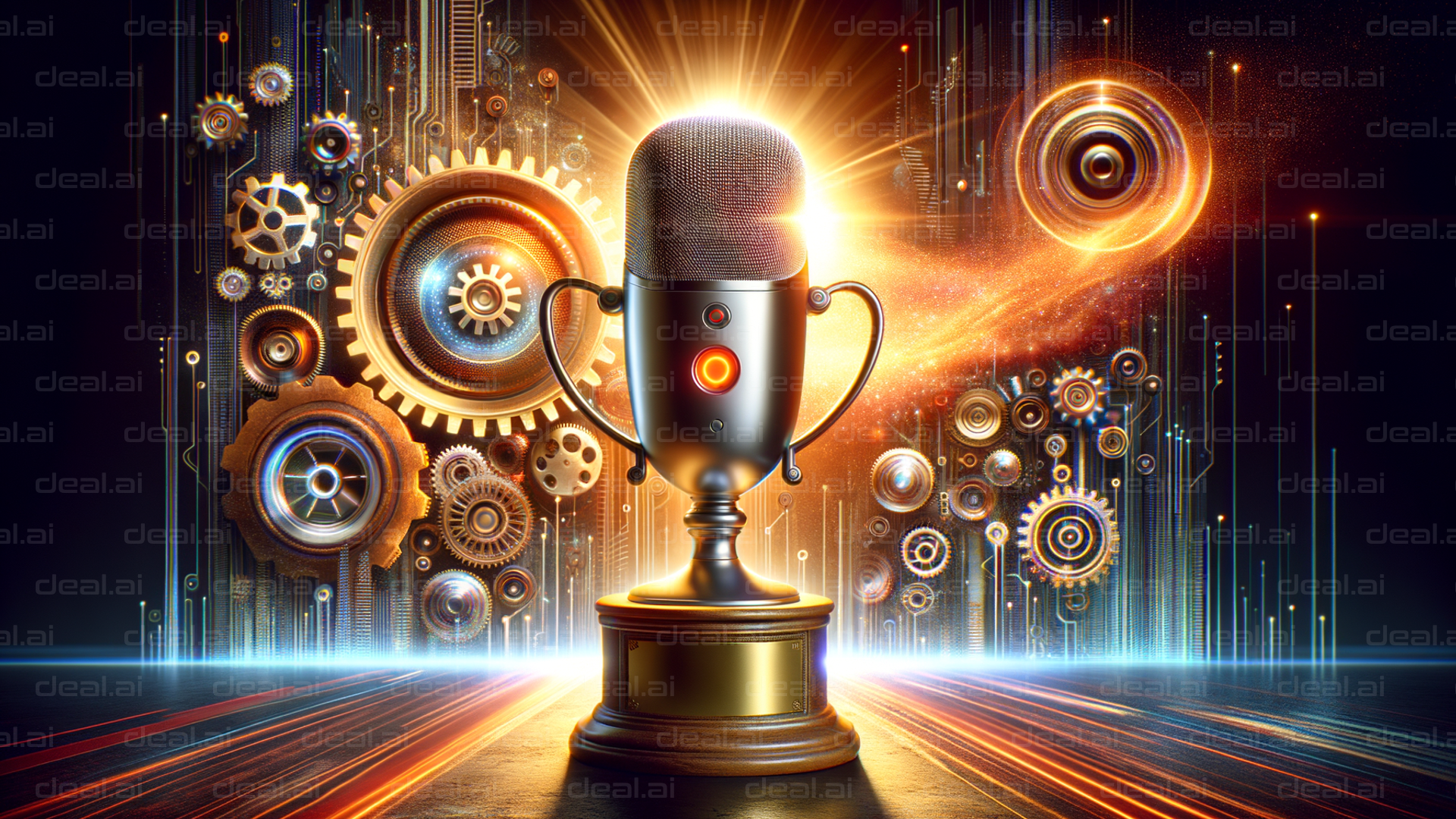 "Mic in Motion: Tech Symphony"