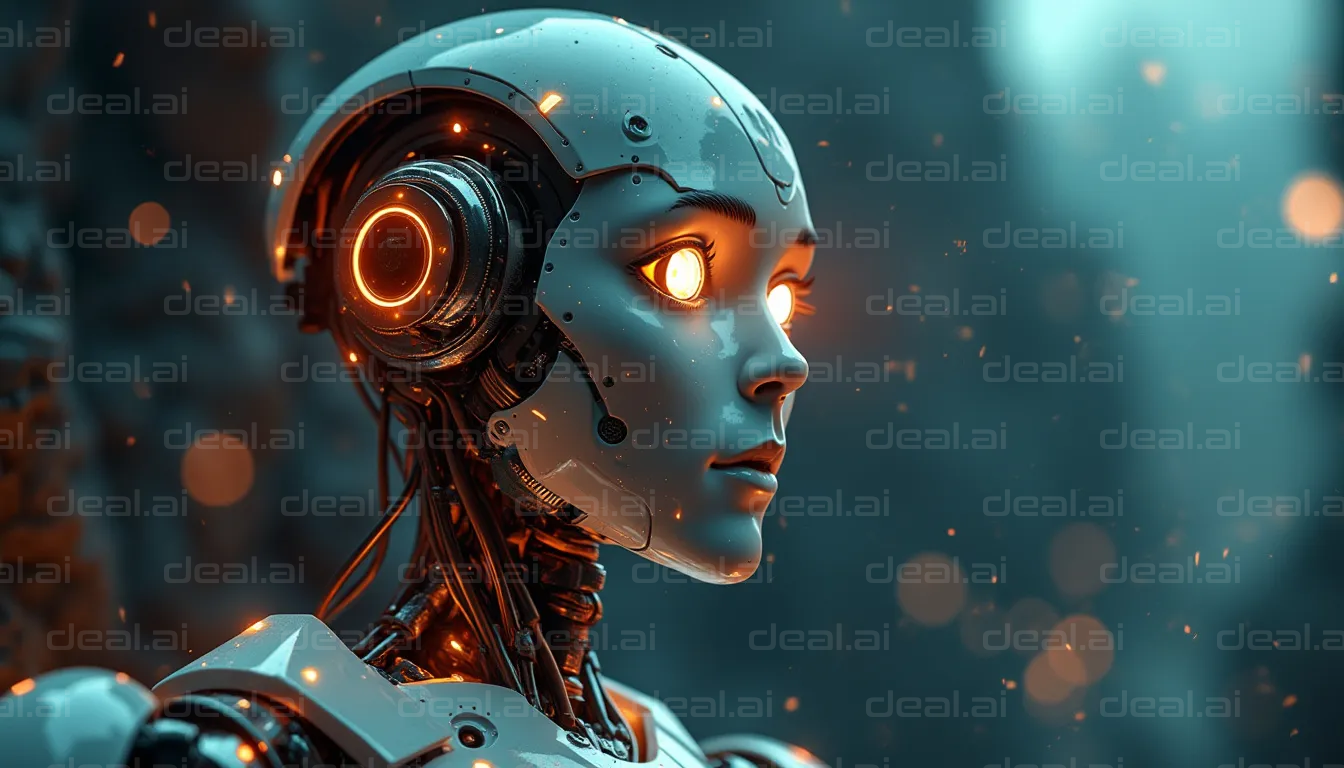 "Futuristic Robot Gaze"