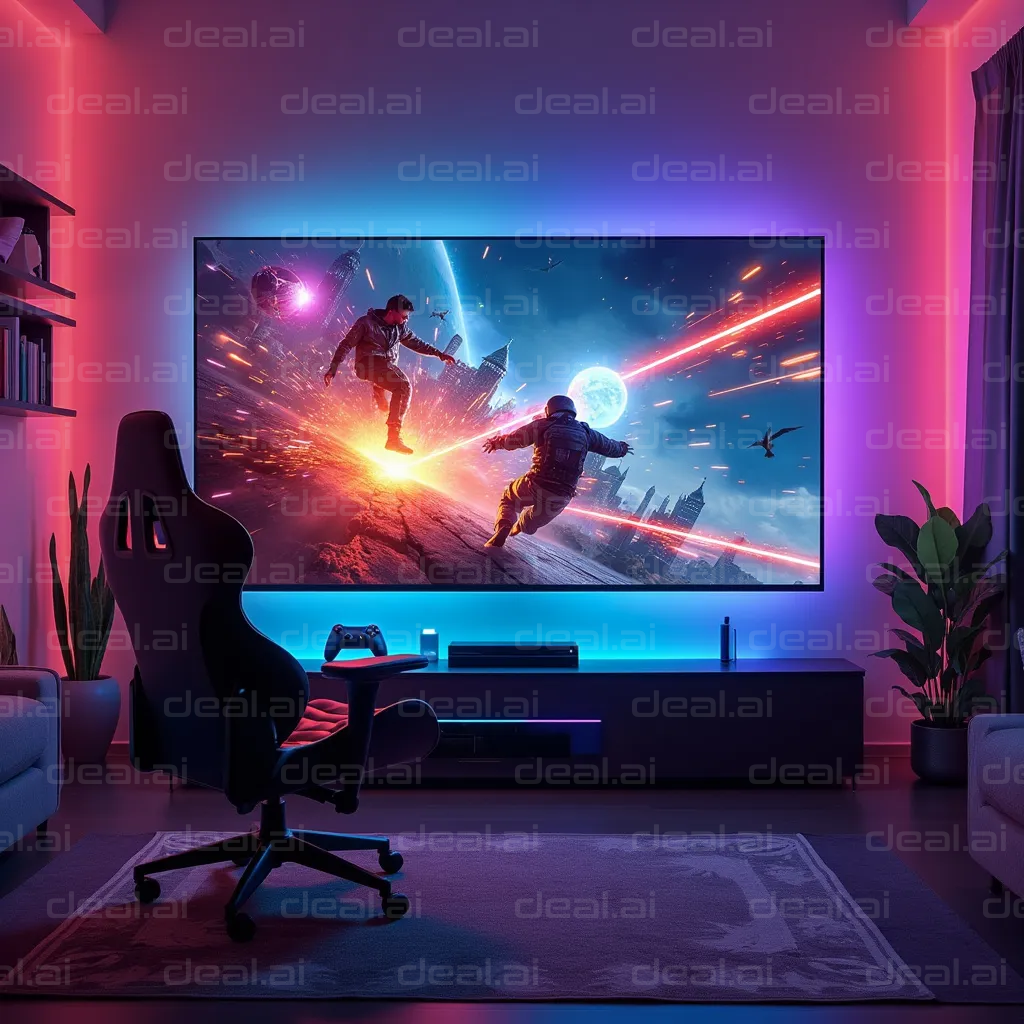 Epic Sci-Fi Gaming Setup