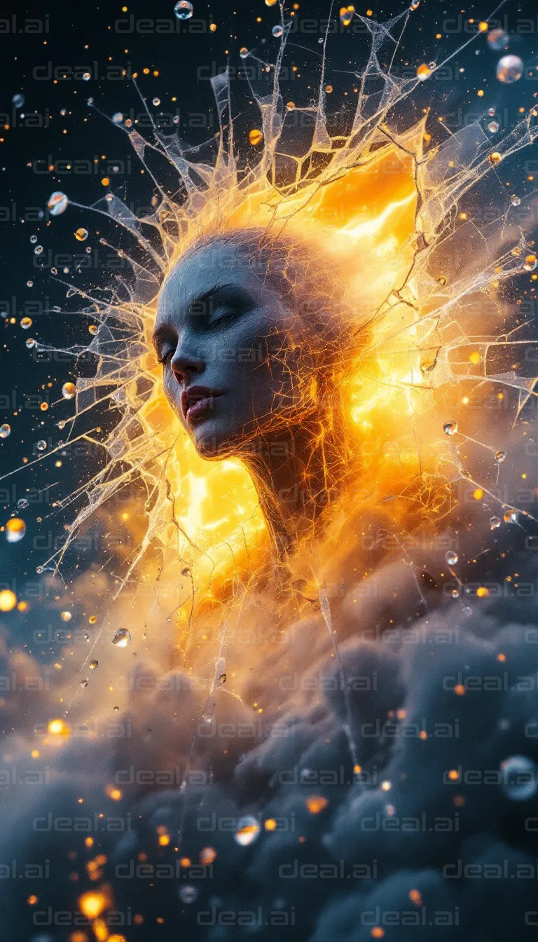 Fiery Transcendence in Shattered Glass