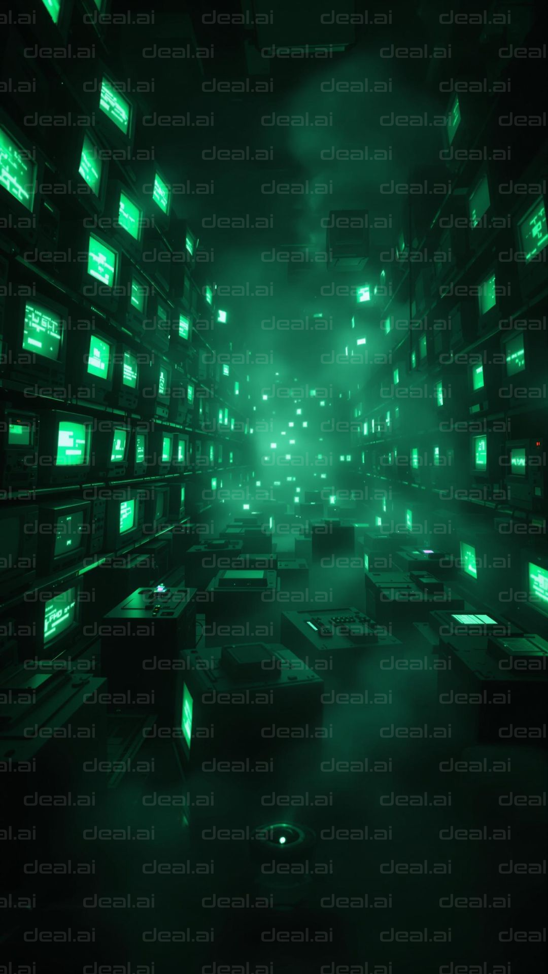 "Cyber Green Labyrinth"