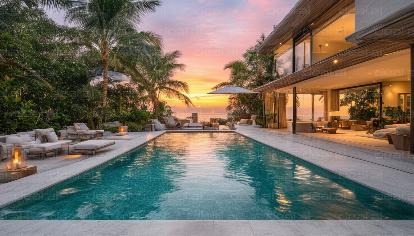 Tropical Sunset Oasis Retreat