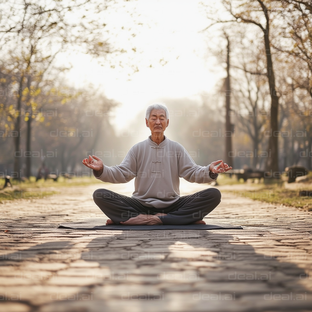 Serene Meditation in Nature