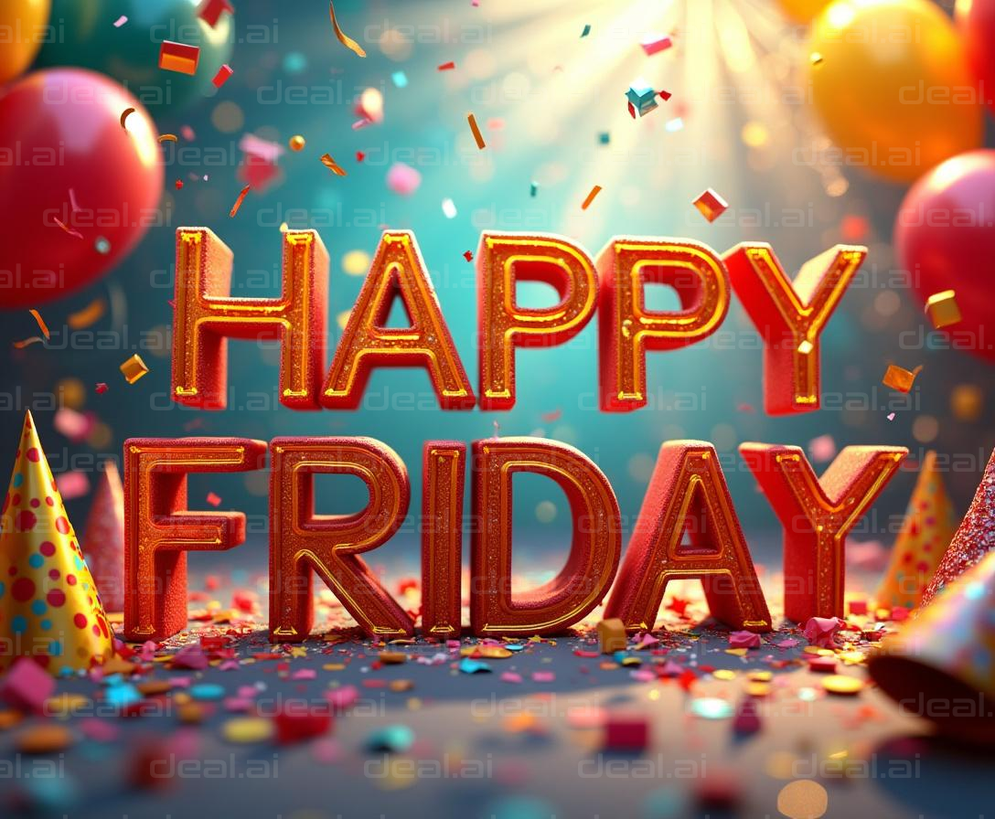 "Celebrating Happy Friday with Joy!"