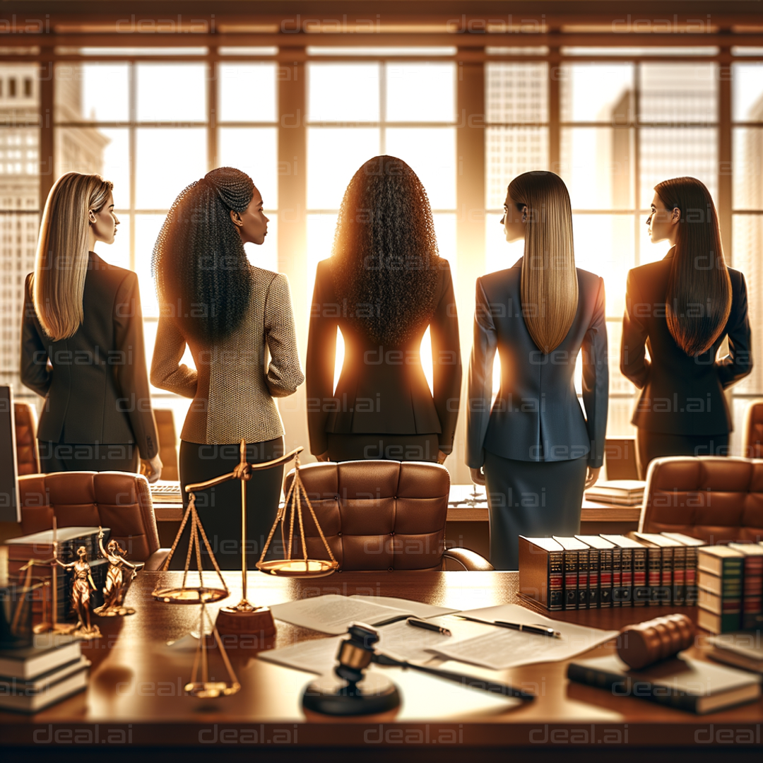 "Empowered Women in Law Office"