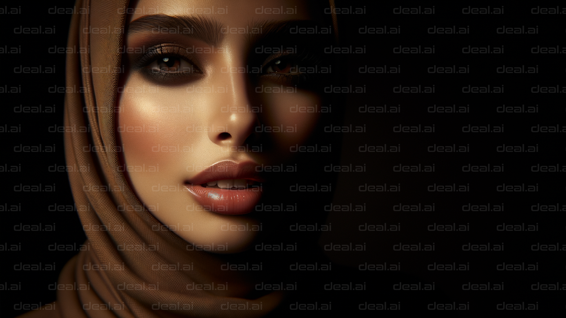 Elegant Portrait in Warm Tones