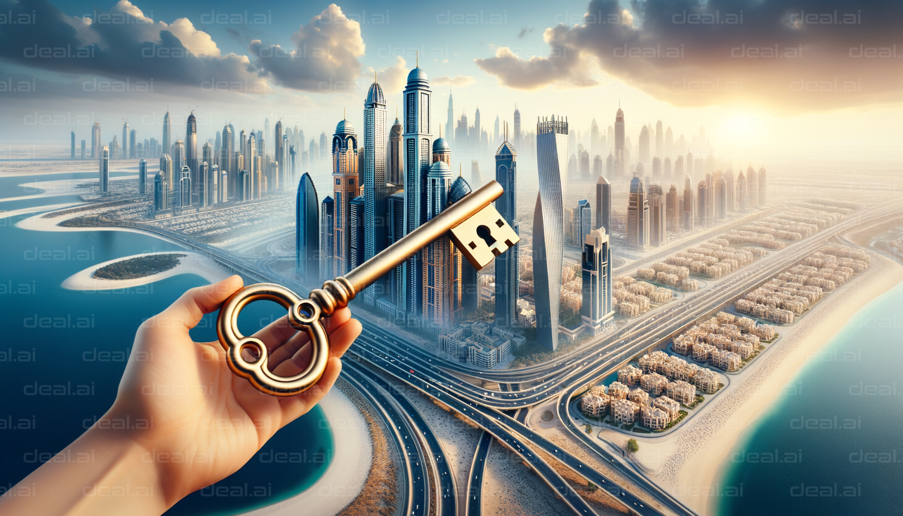 "Holding the Key to a Futuristic City"